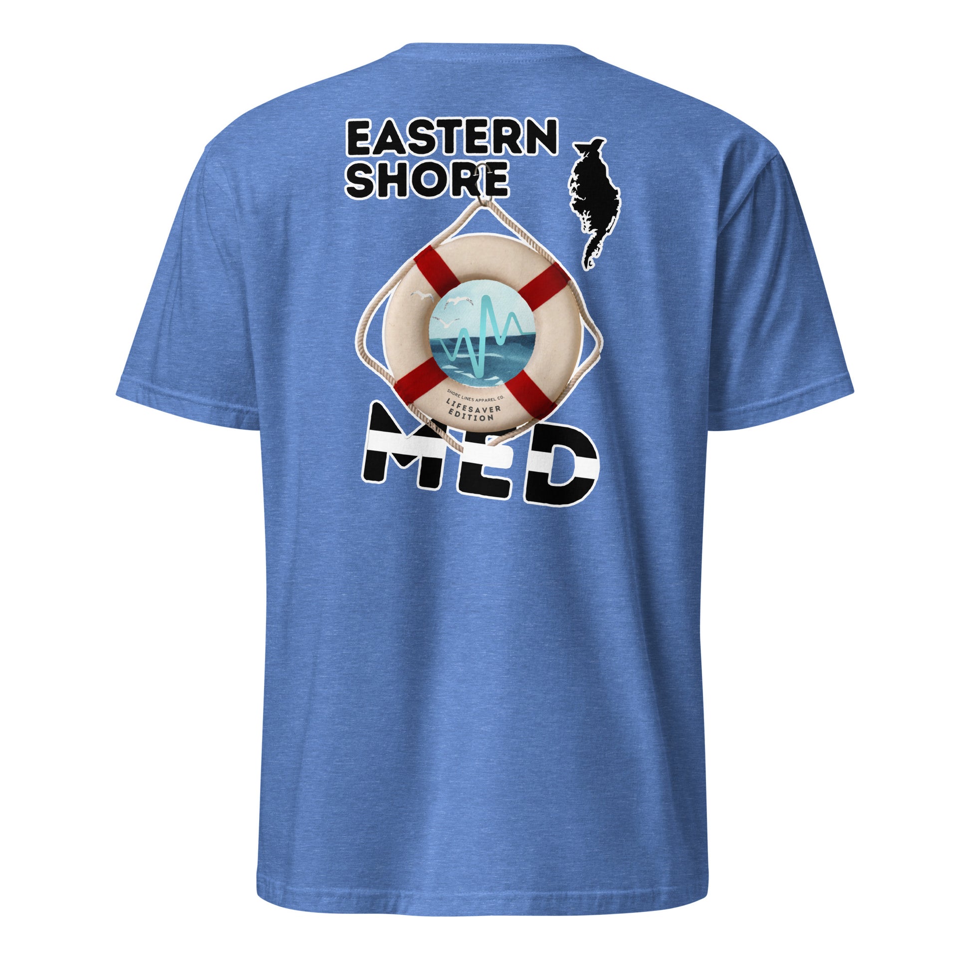 Med | Lifesaver Edition | Core SS-heatherroyal-Shore Lines Apparel Co.