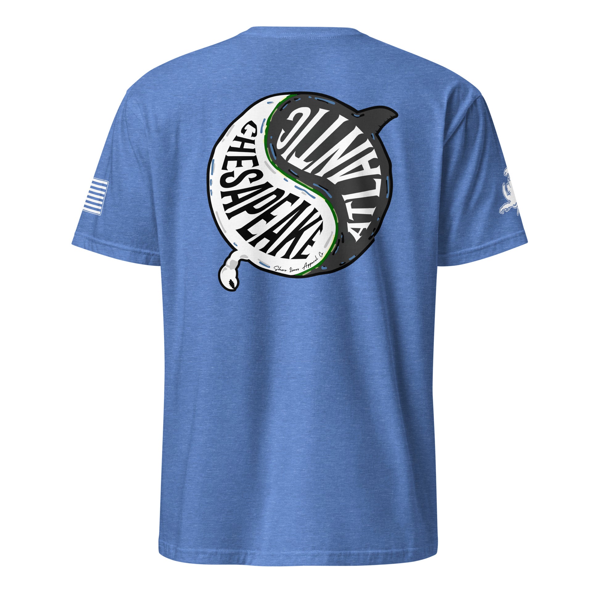 Chesapeake Atlantic | Short Sleeve P-heatherroyal-Shore Lines Apparel Co.™