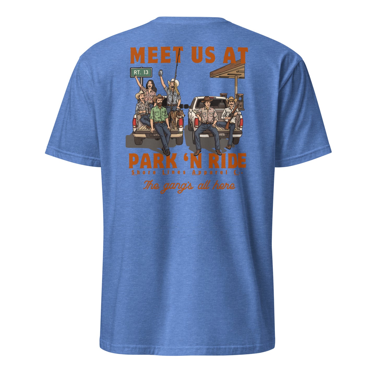 Park N Ride | Short Sleeve-heatherroyal-Shore Lines Apparel Co.™