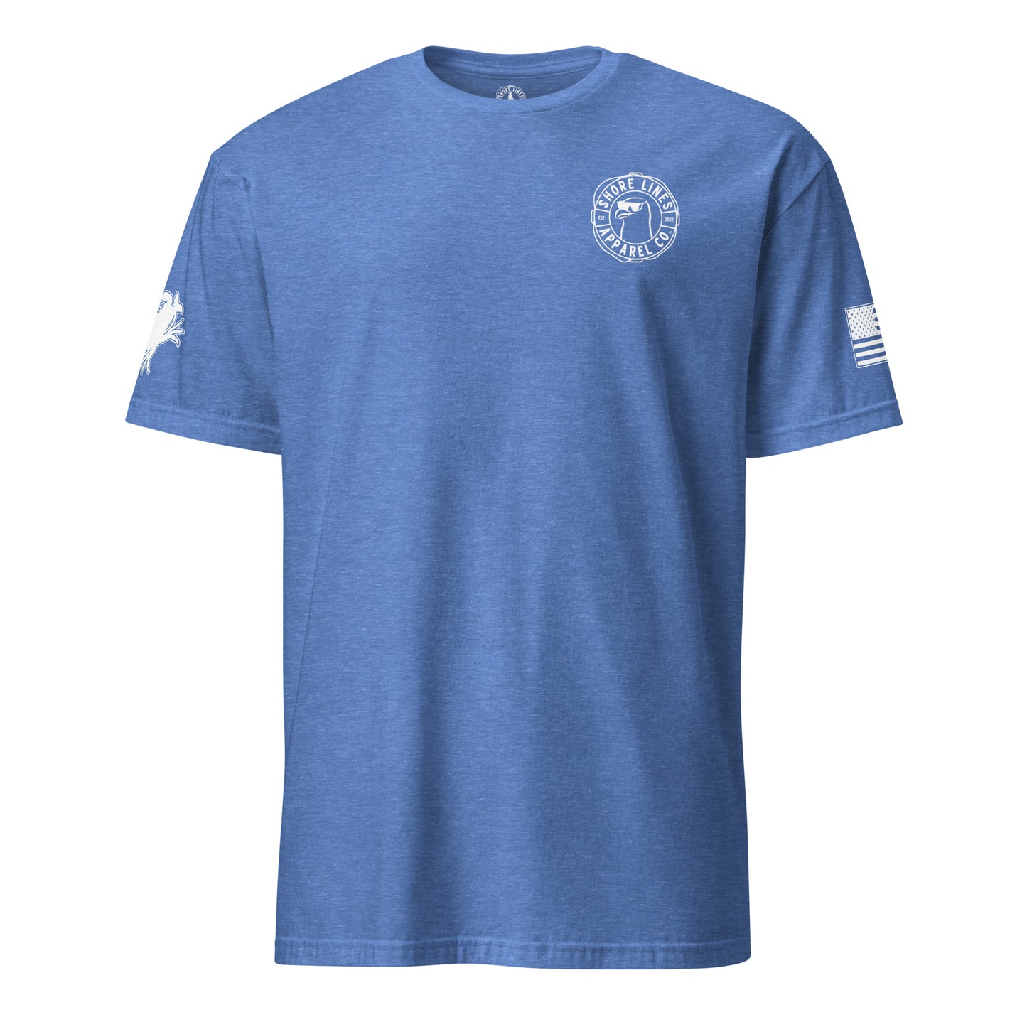 Slower Lower | Short Sleeve P-heatherroyal-Shore Lines Apparel Co.™