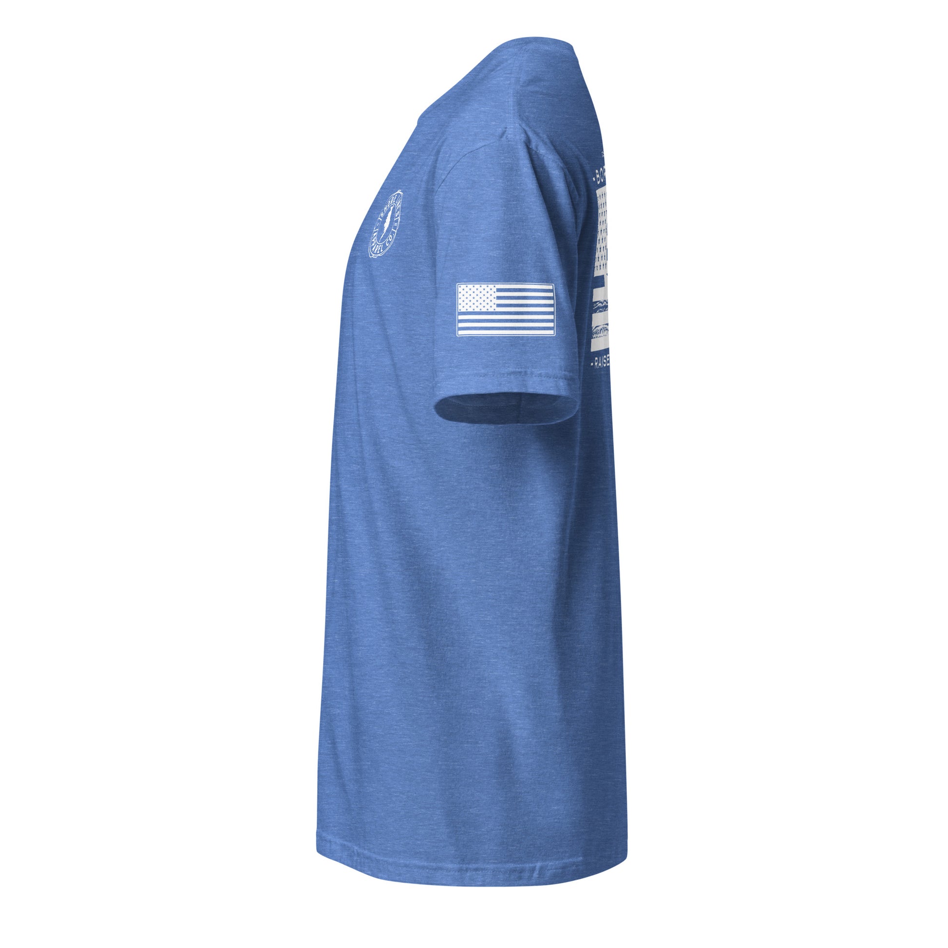Born Free Raised at Sea | SS P-heatherroyal-Shore Lines Apparel Co.