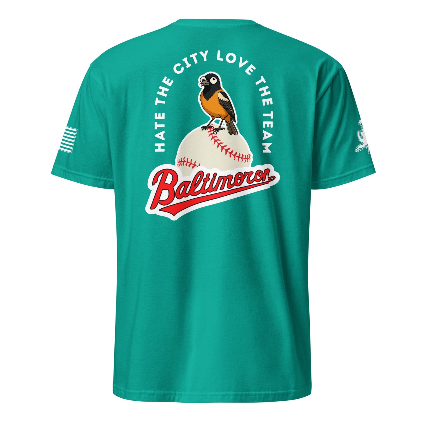 Baltimoron Orioles | Short Sleeve P-jade-Shore Lines Apparel Co.™