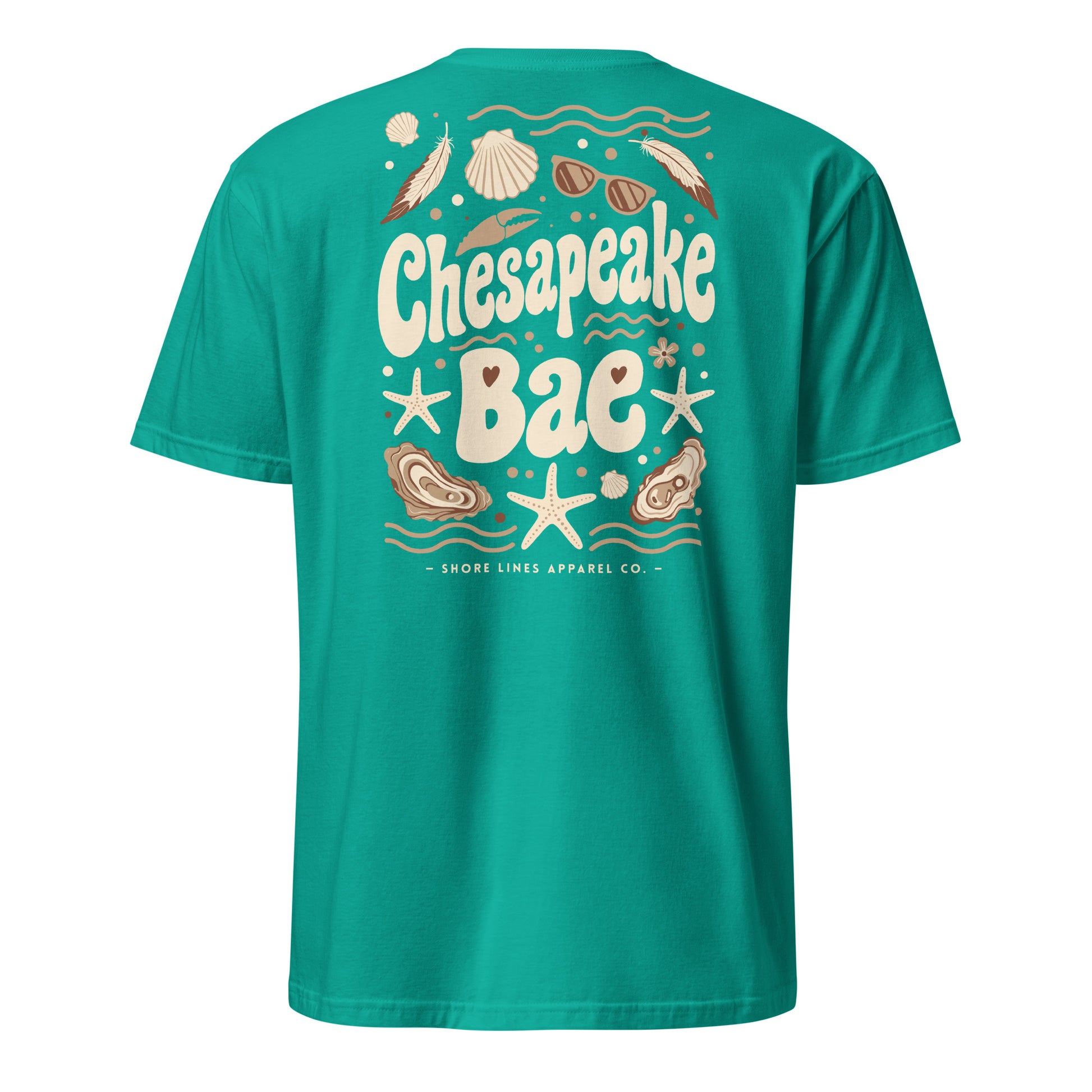 Chesapeake Bae | Short Sleeve-jade-Shore Lines Apparel Co.™