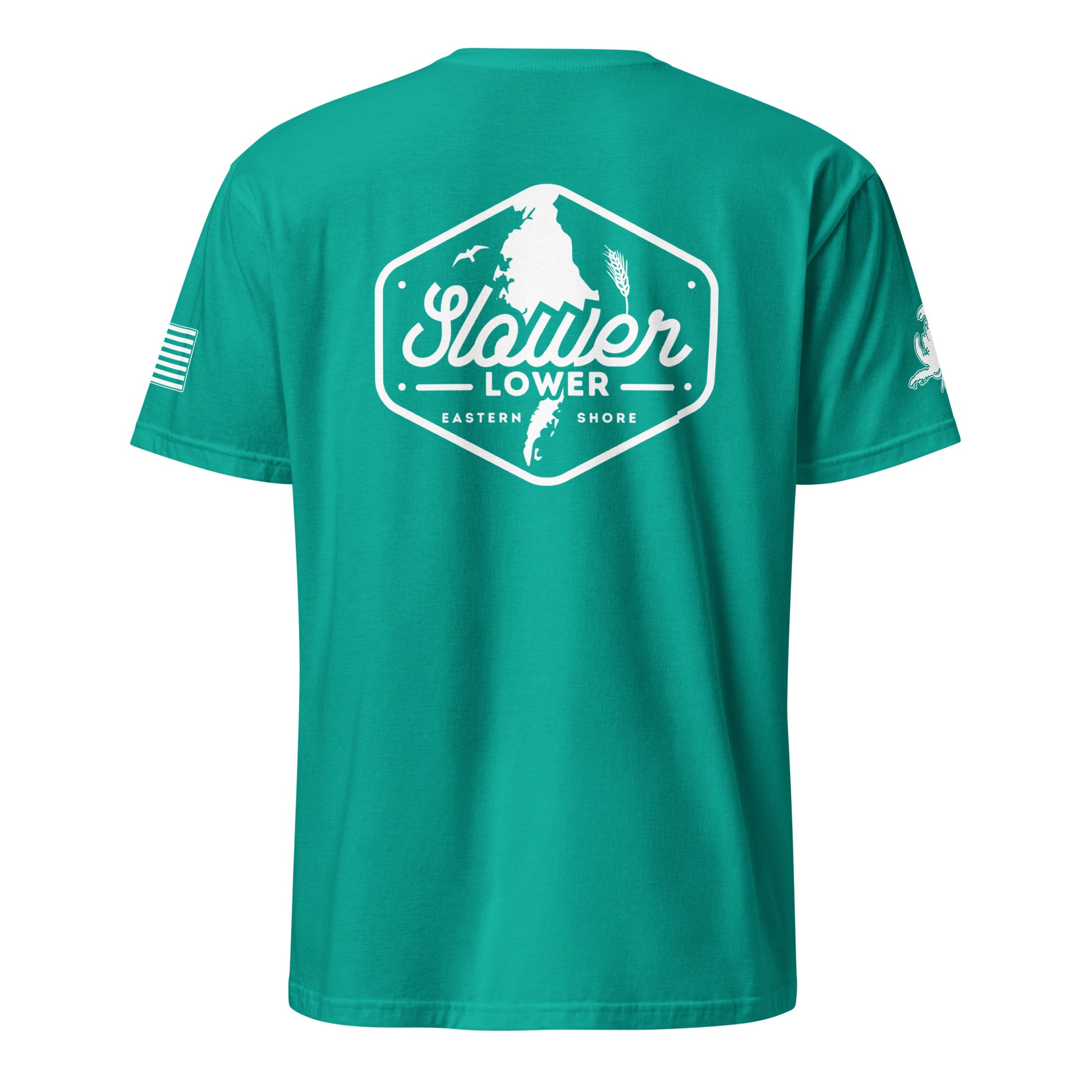 Slower Lower | Short Sleeve P-jade-Shore Lines Apparel Co.™