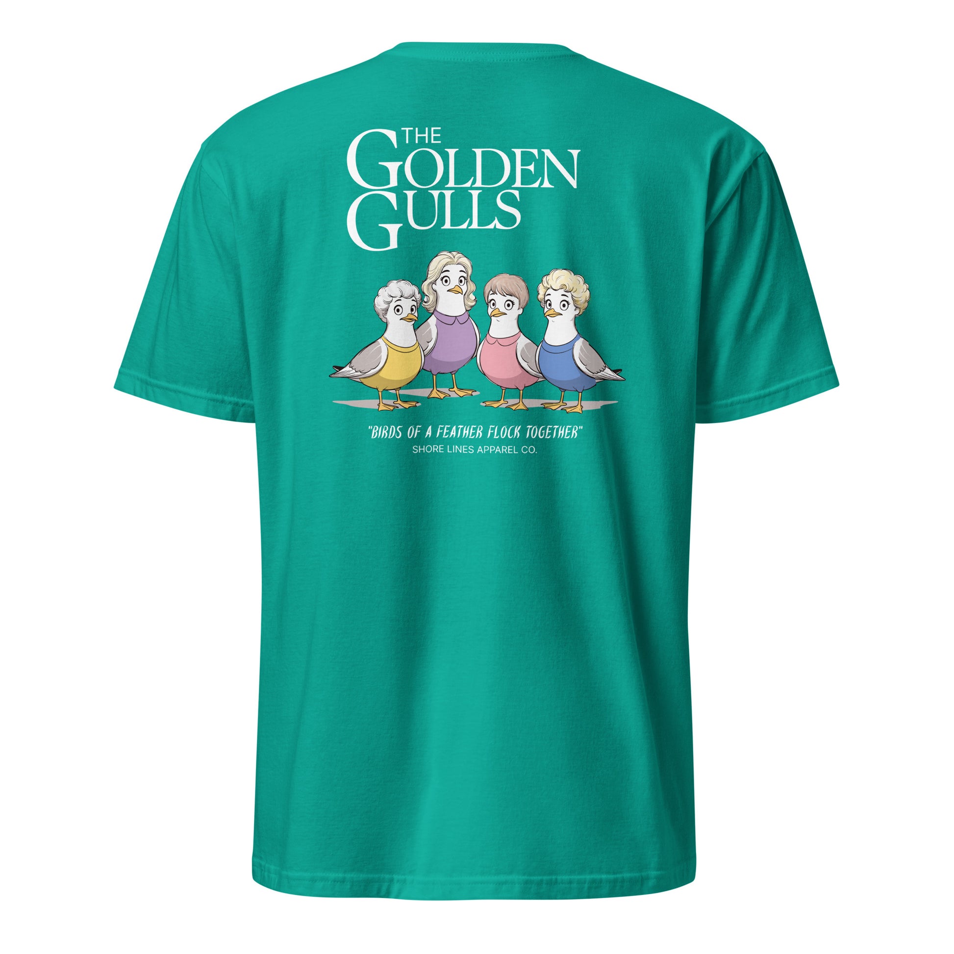 The Golden Gulls | Short Sleeve-jade-Shore Lines Apparel Co.™