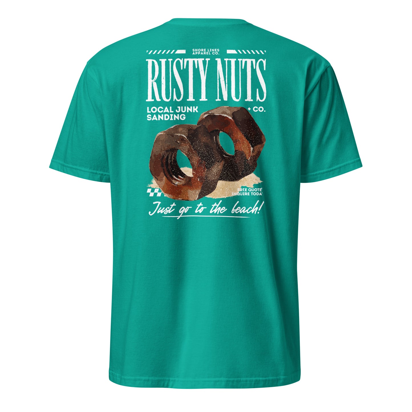 Rusty Nuts | Short Sleeve-jade-Shore Lines Apparel Co.™