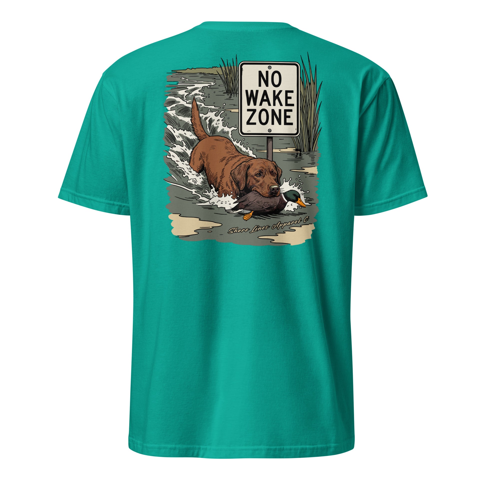 No Wake Zone | Short Sleeve-jade-Shore Lines Apparel Co.™
