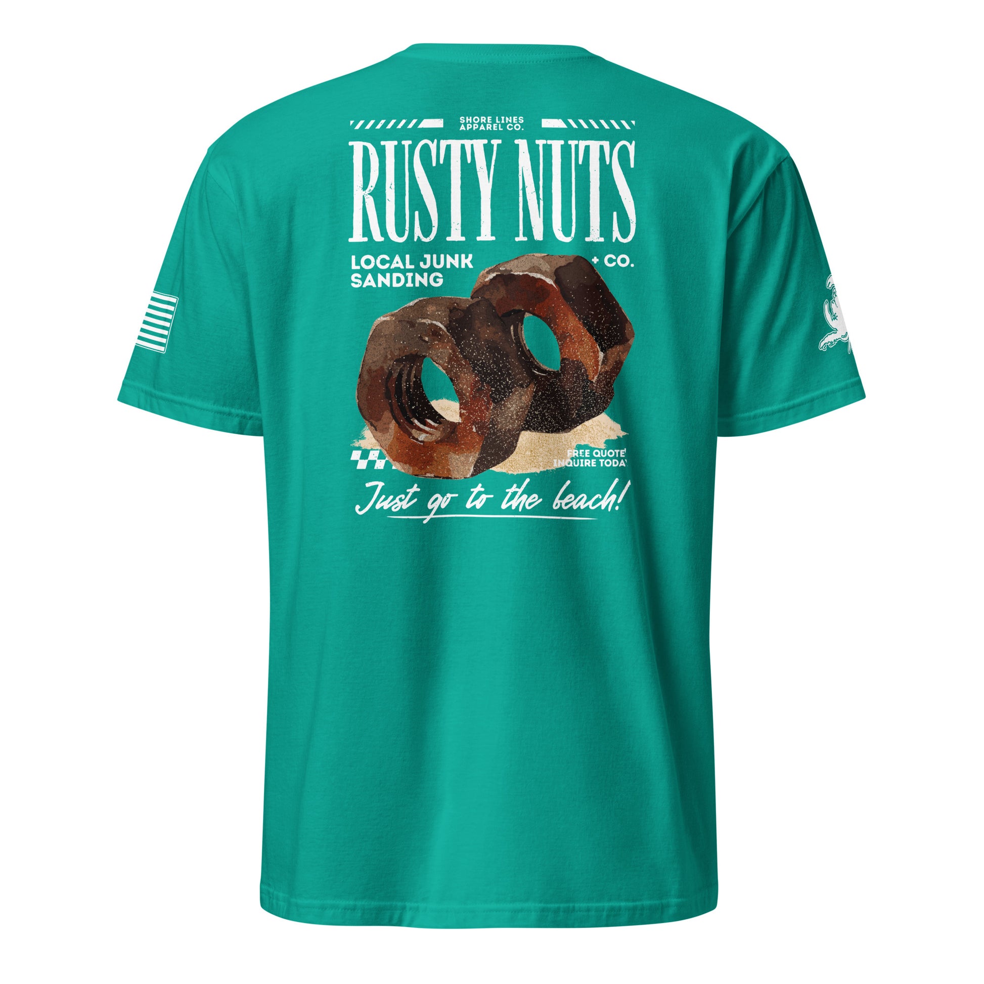 Rusty Nuts | Short Sleeve P-jade-Shore Lines Apparel Co.™