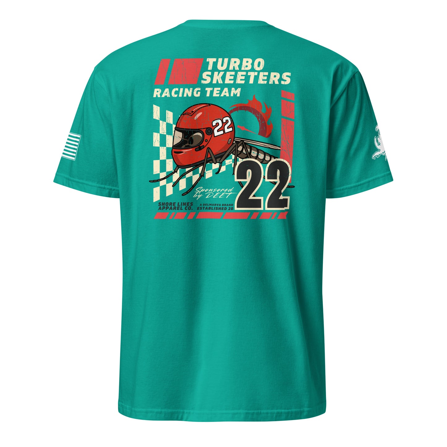 Turbo Skeeters | Short Sleeve P-jade-Shore Lines Apparel Co.™