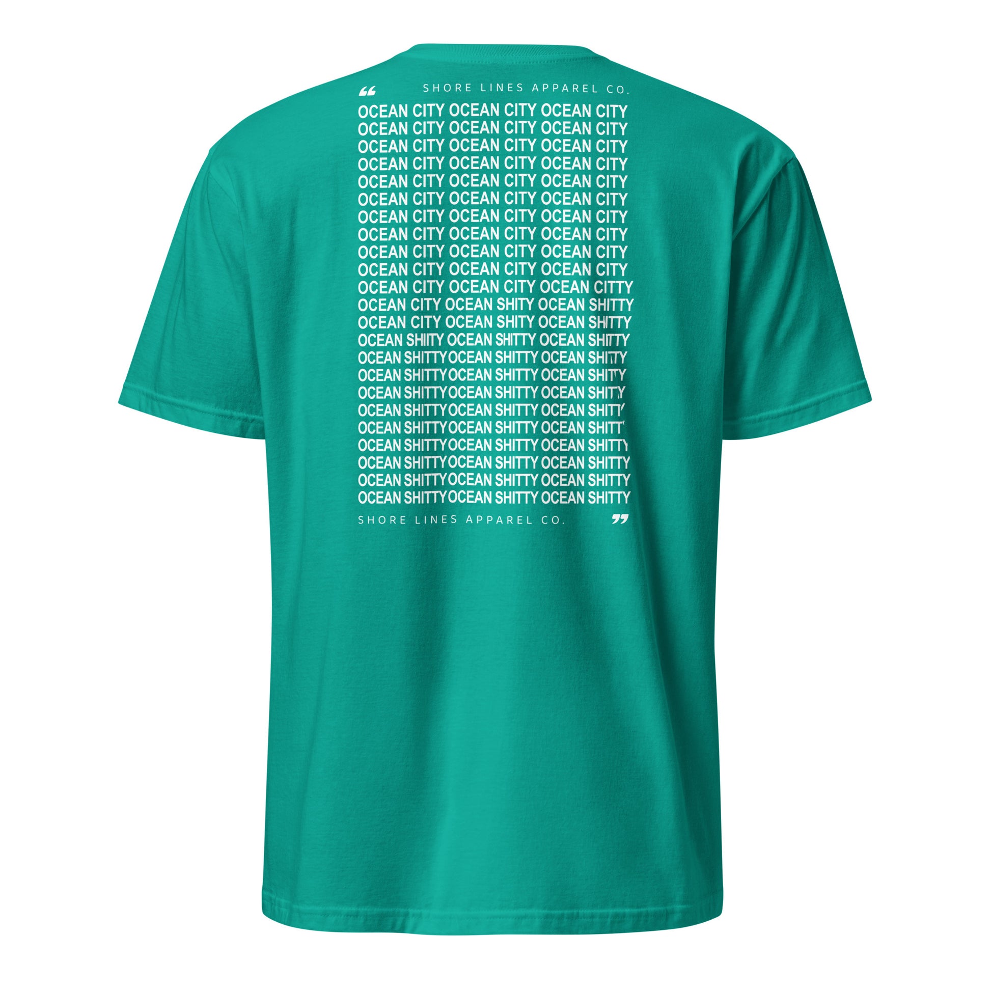 Ocean Shitty | Short Sleeve-jade-Shore Lines Apparel Co.™