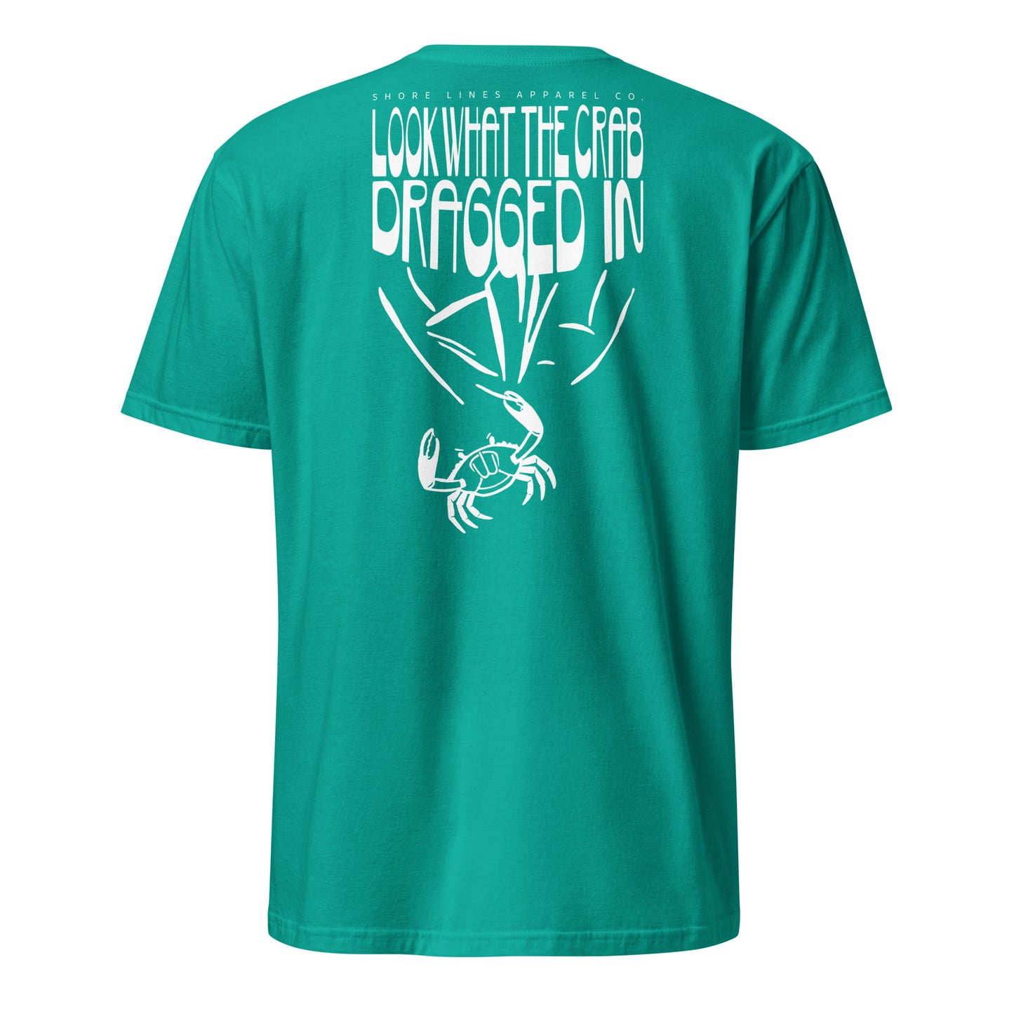 Look What the Crab Dragged In | Short Sleeve-jade-Shore Lines Apparel Co.™