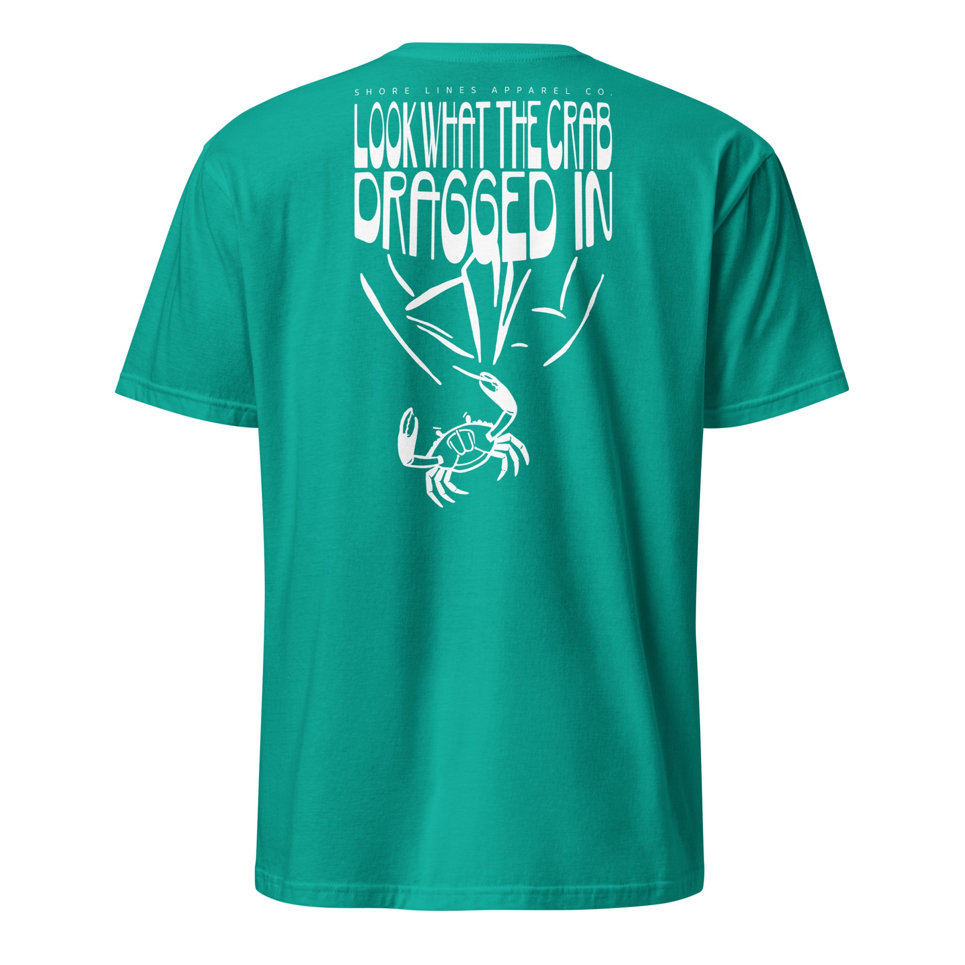 Look What the Crab Dragged In | Short Sleeve-jade-Shore Lines Apparel Co.™