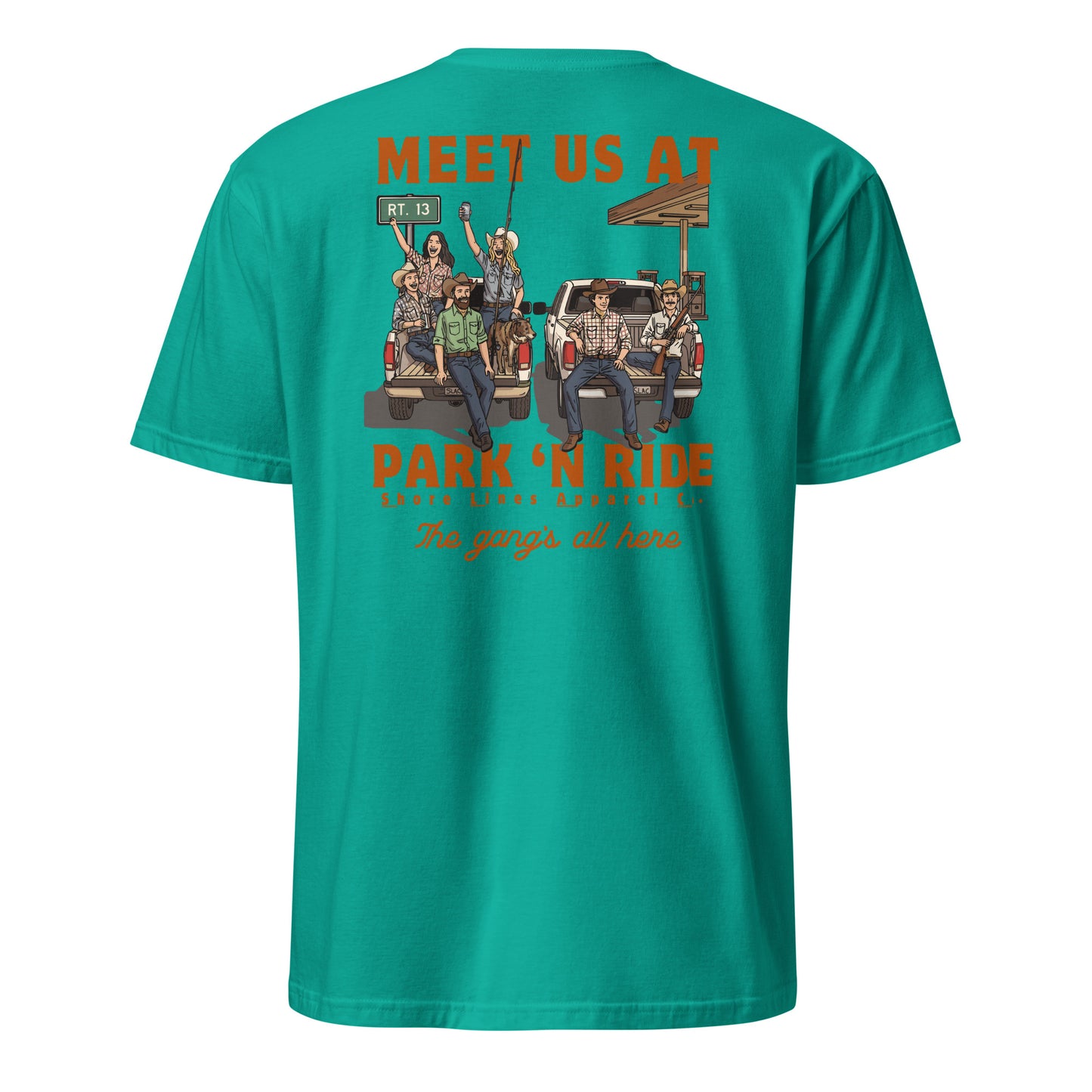 Park N Ride | Short Sleeve-jade-Shore Lines Apparel Co.™