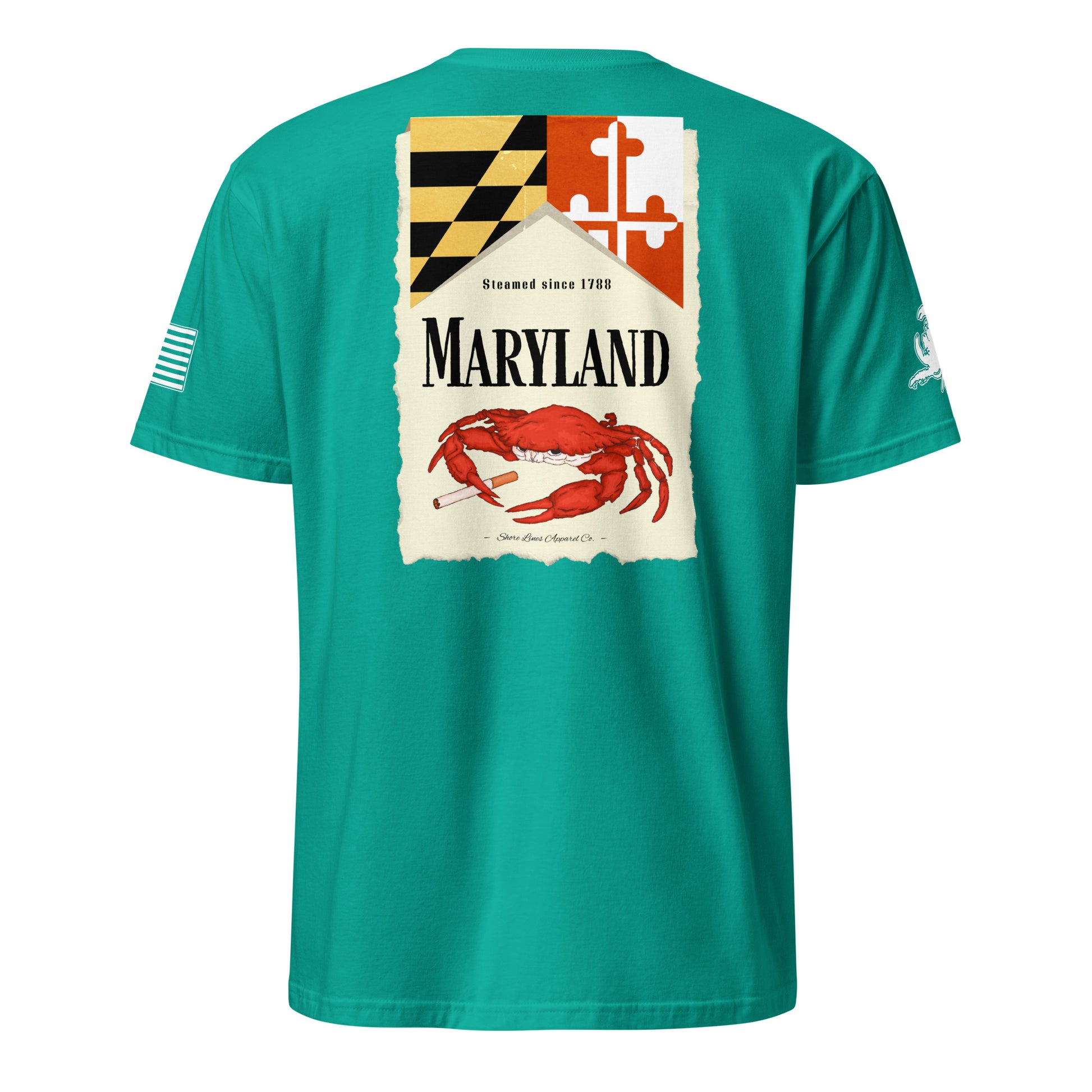 Maryland | Short Sleeve P-jade-Shore Lines Apparel Co.™