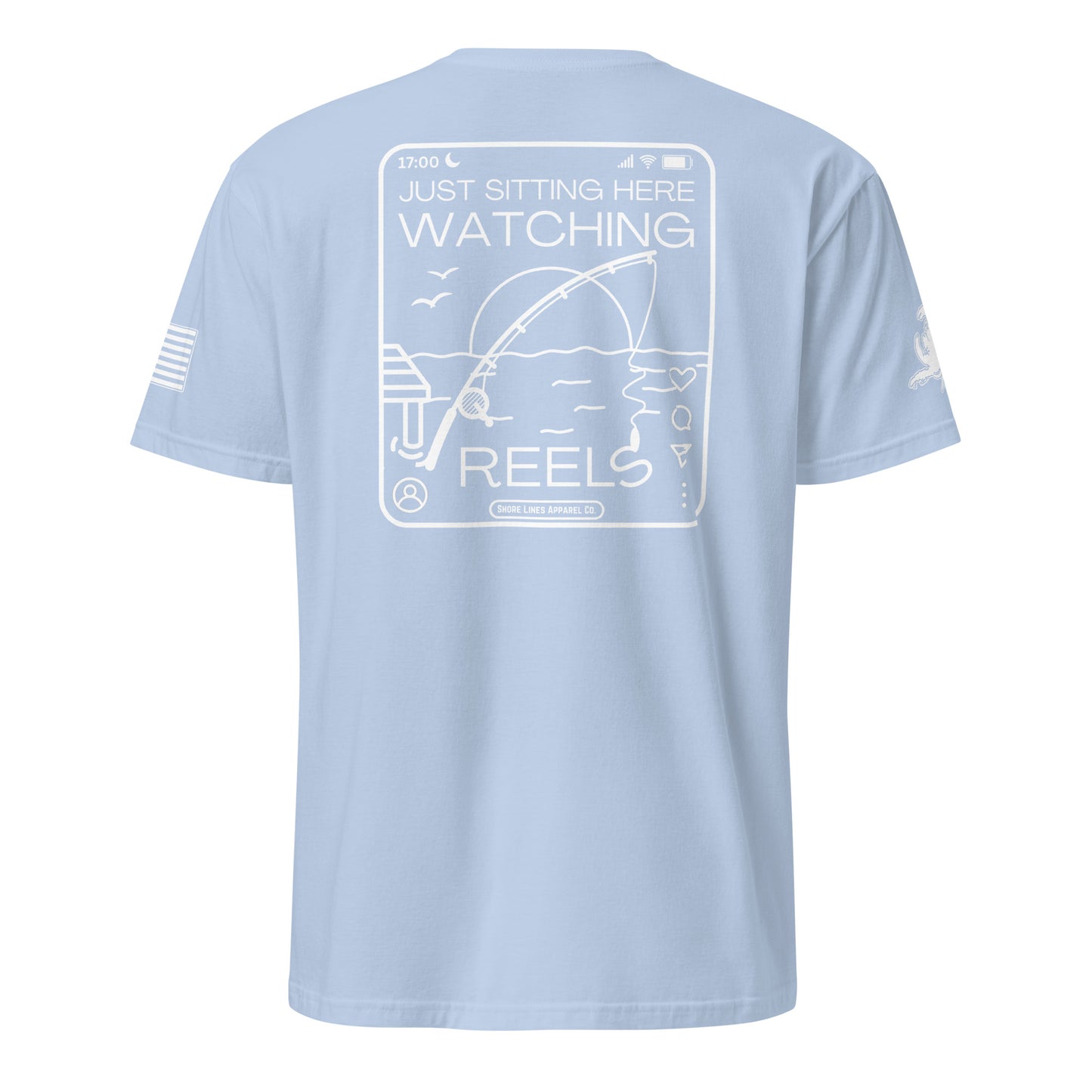 Watching Reels | SS P-lightblue-Shore Lines Apparel Co.
