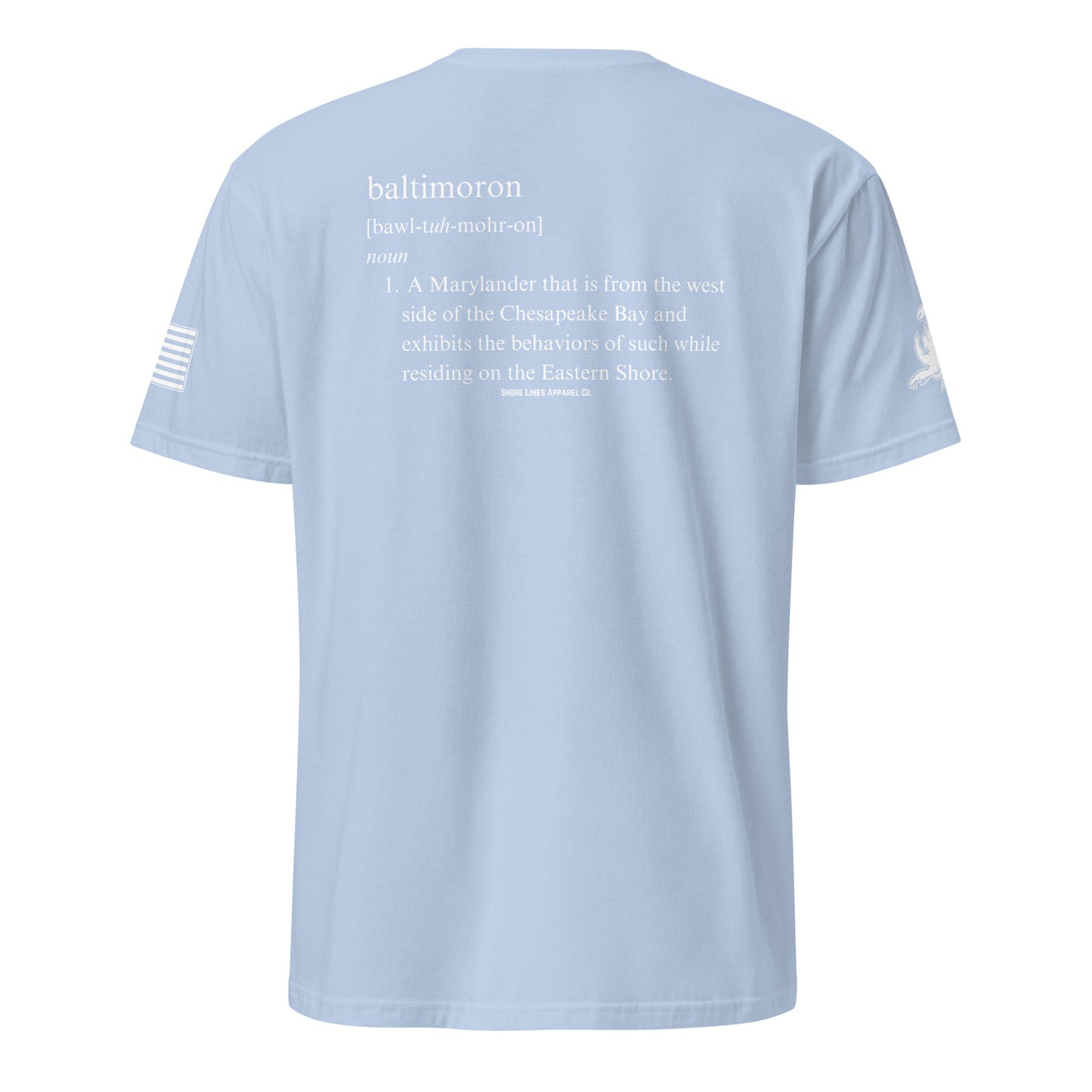 Baltimoron | SS P-lightblue-Shore Lines Apparel Co.