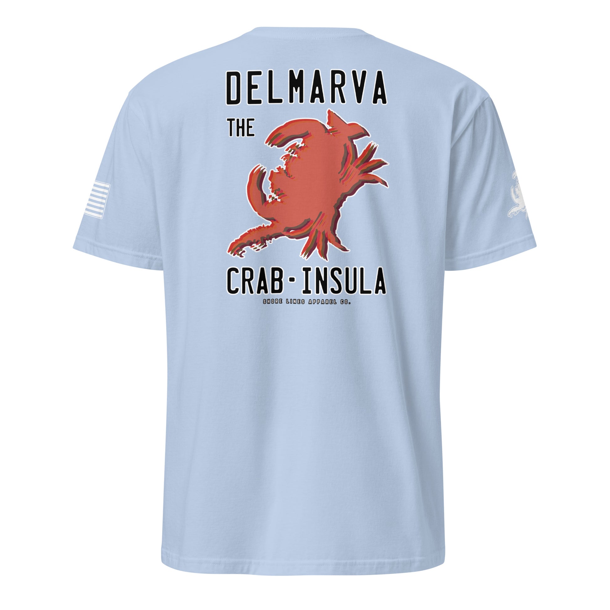 Crabinsula | SS P-lightblue-Shore Lines Apparel Co.
