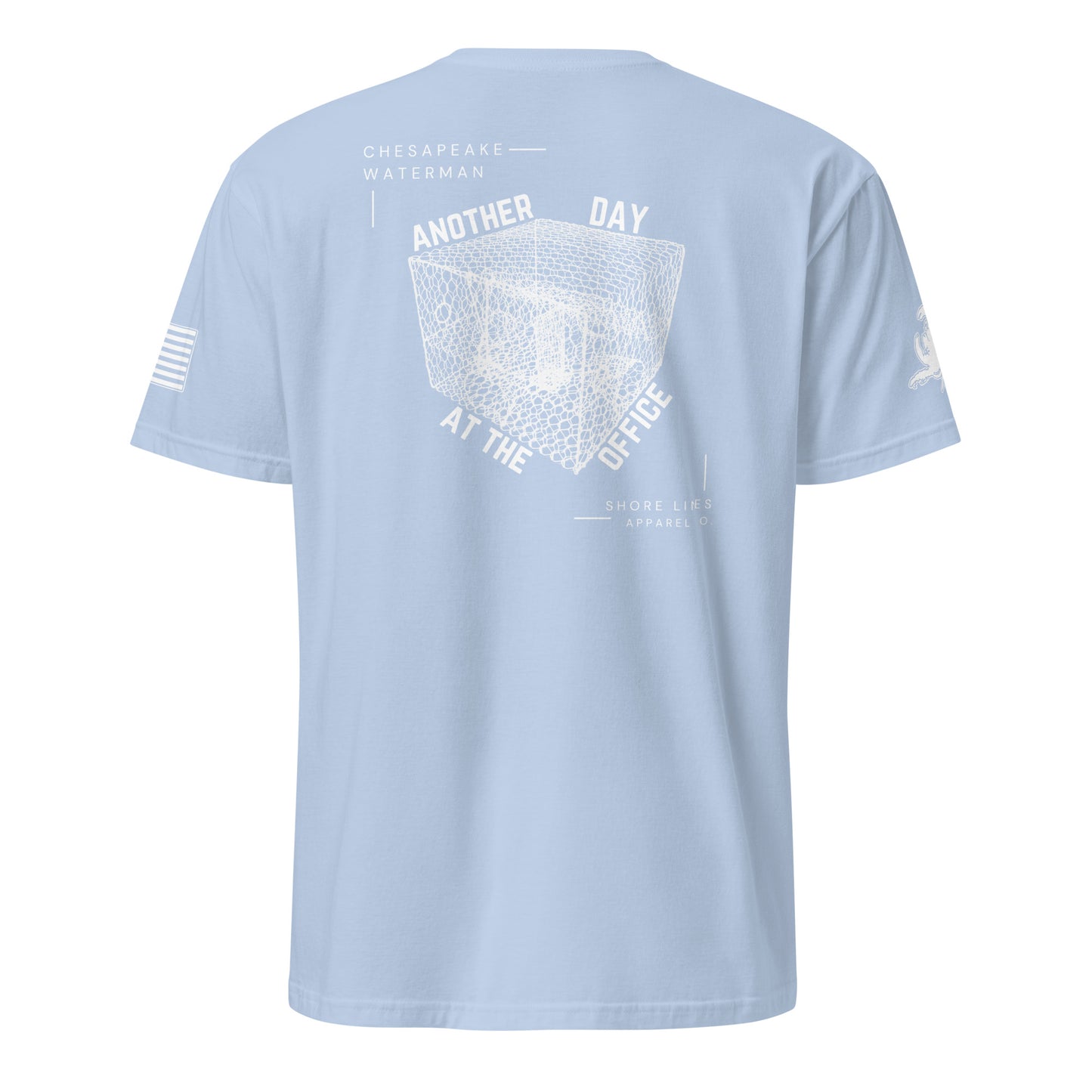 A Waterman's Day | SS P-lightblue-Shore Lines Apparel Co.