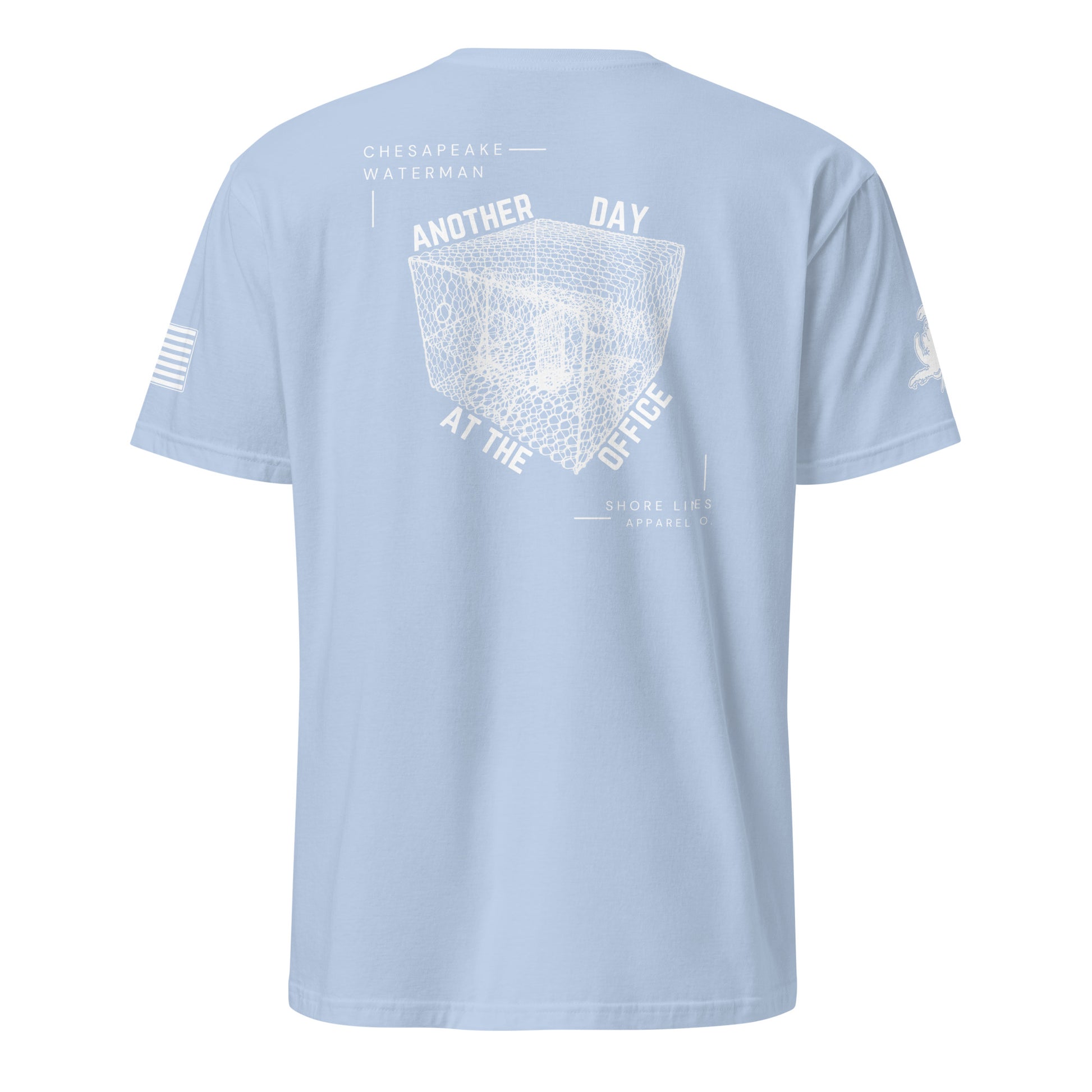 A Waterman's Day | SS P-lightblue-Shore Lines Apparel Co.