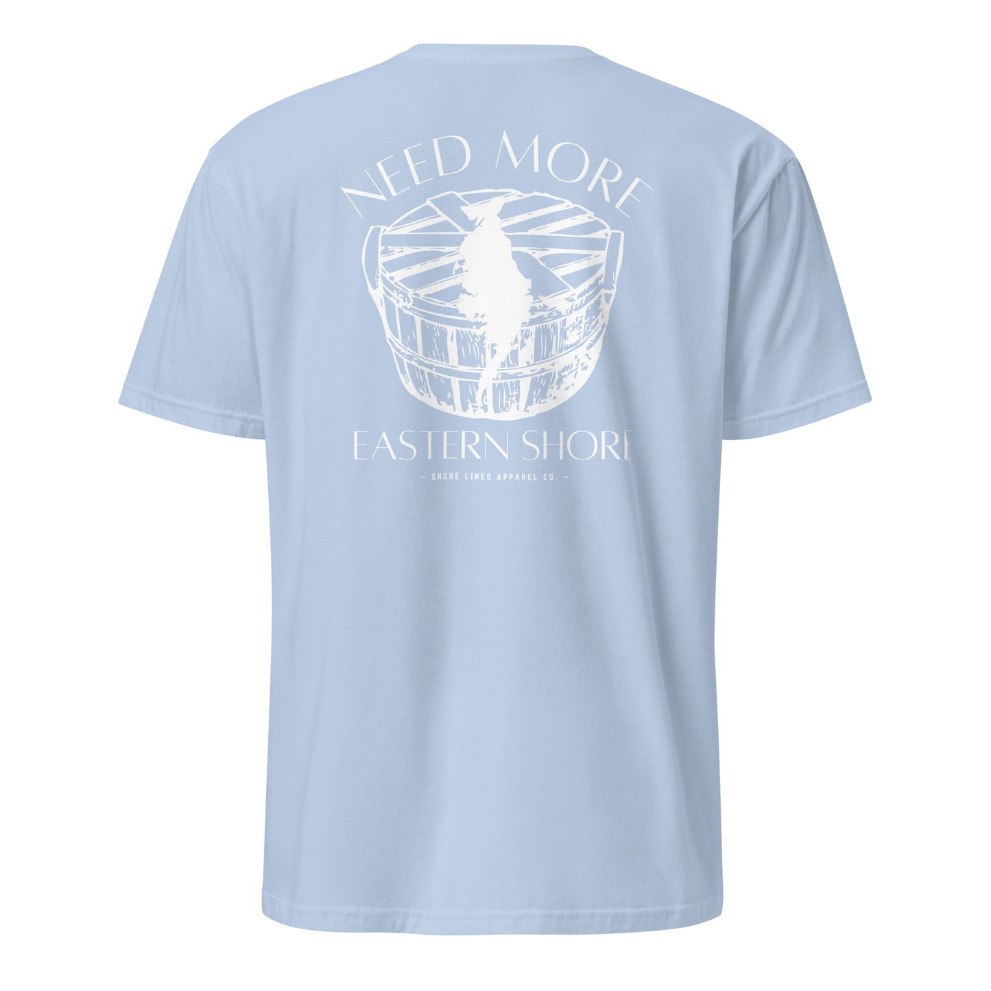 Need More Eastern Shore | SS-lightblue-Shore Lines Apparel Co.