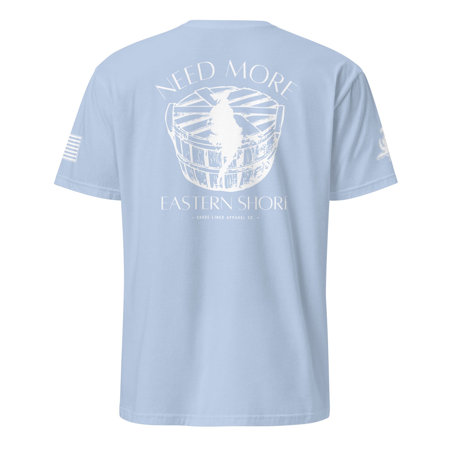 Need More Eastern Shore | SS P-lightblue-Shore Lines Apparel Co.