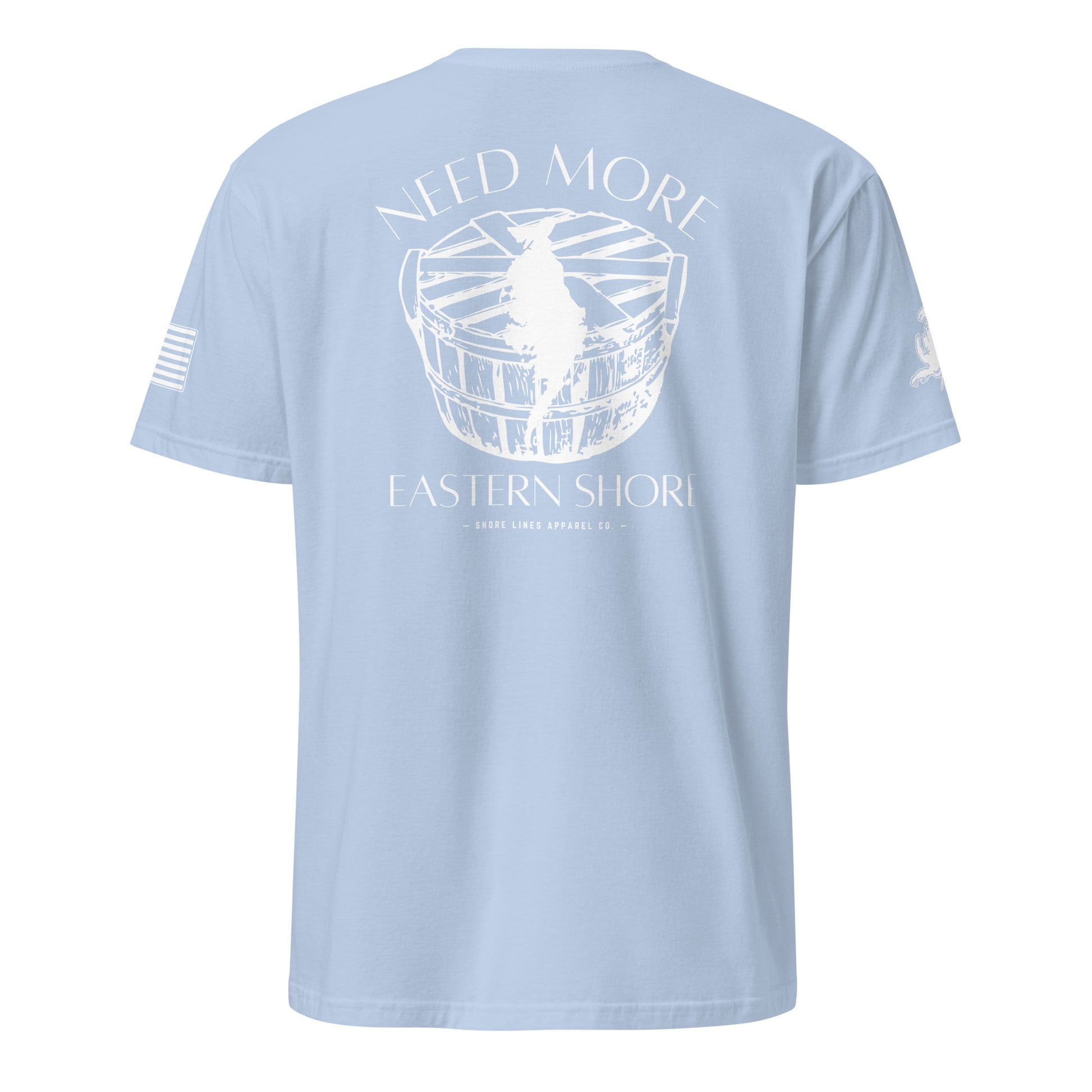 Need More Eastern Shore | SS P-lightblue-Shore Lines Apparel Co.