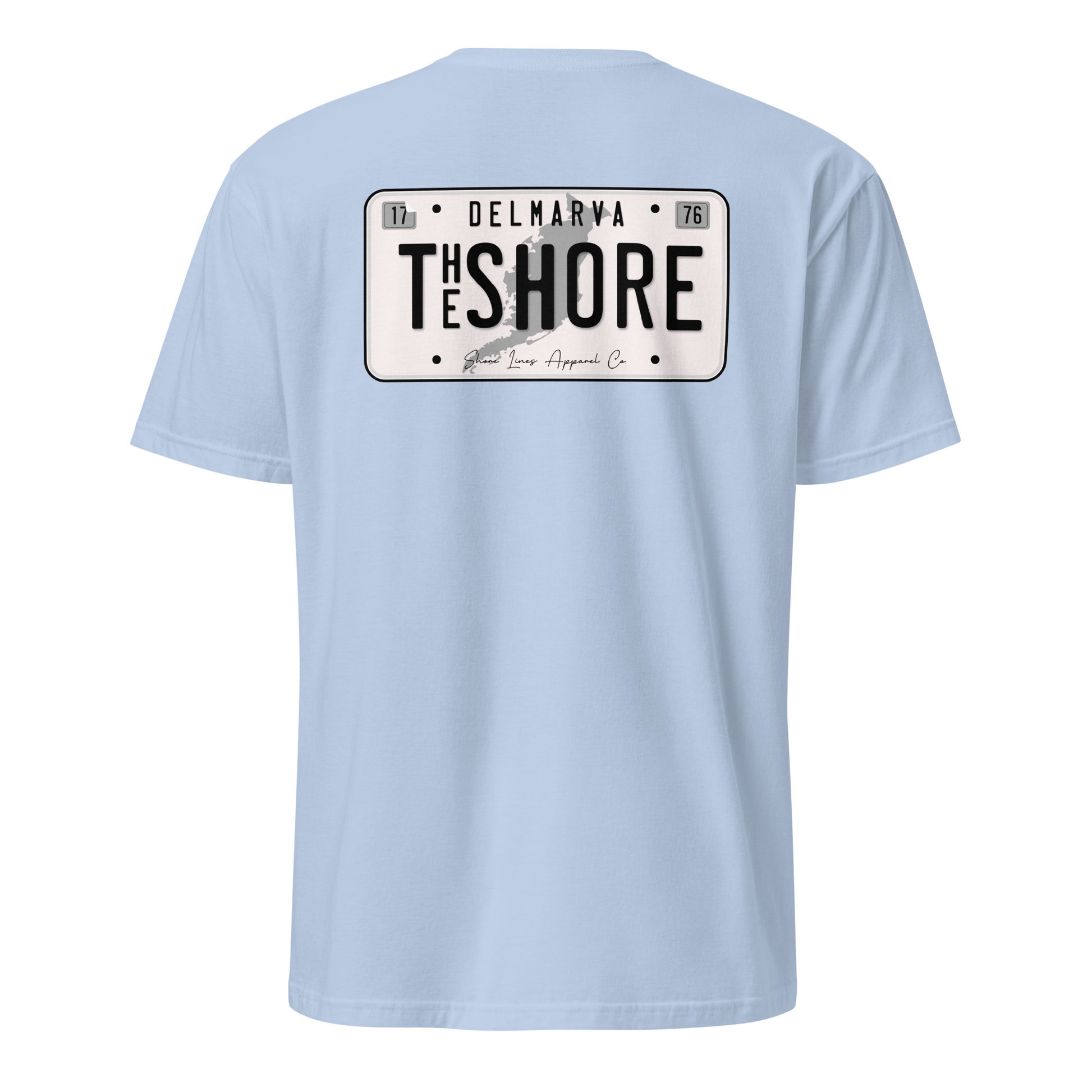 License Plate | SS-lightblue-Shore Lines Apparel Co.