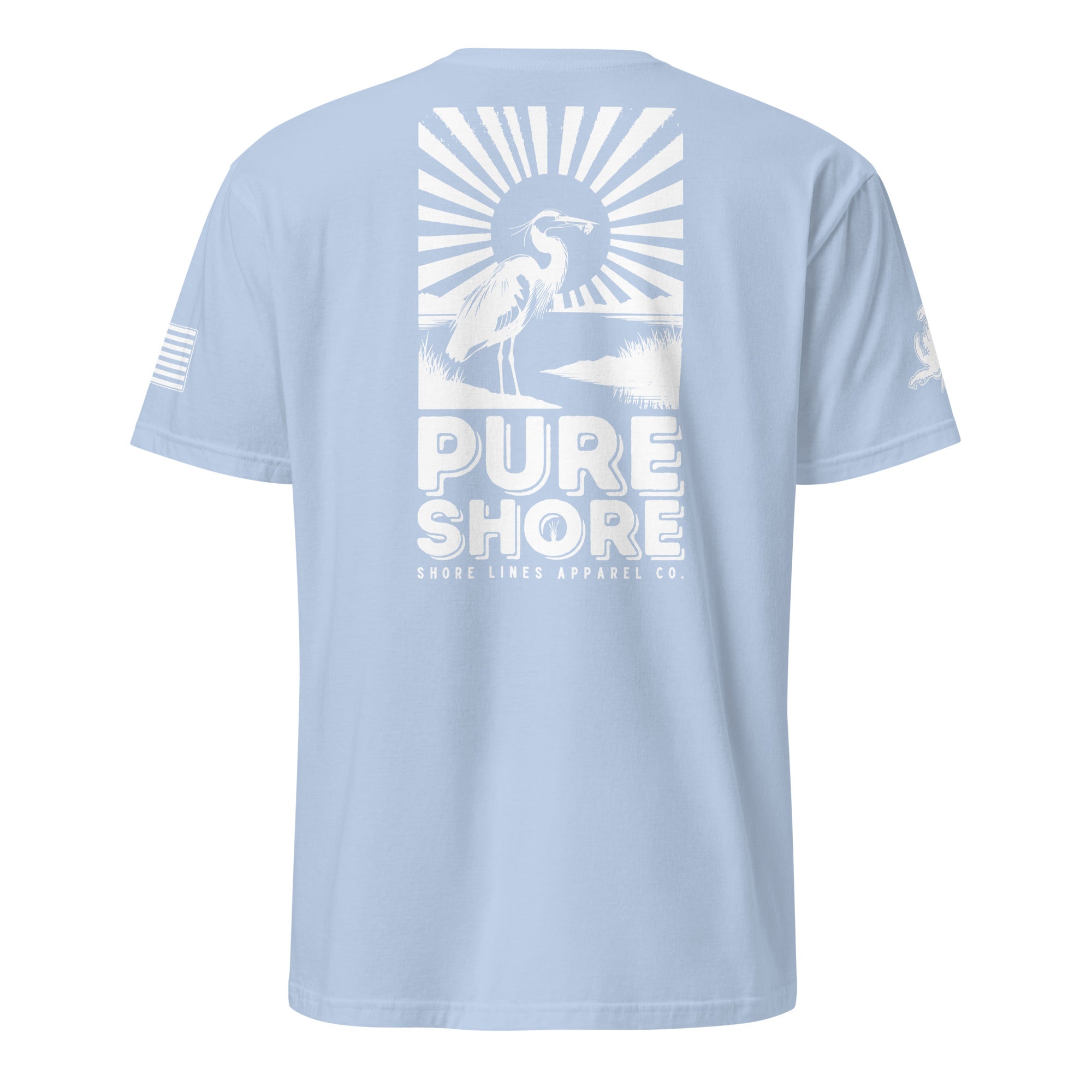 Pure Shore | Short Sleeve P-lightblue-Shore Lines Apparel Co.