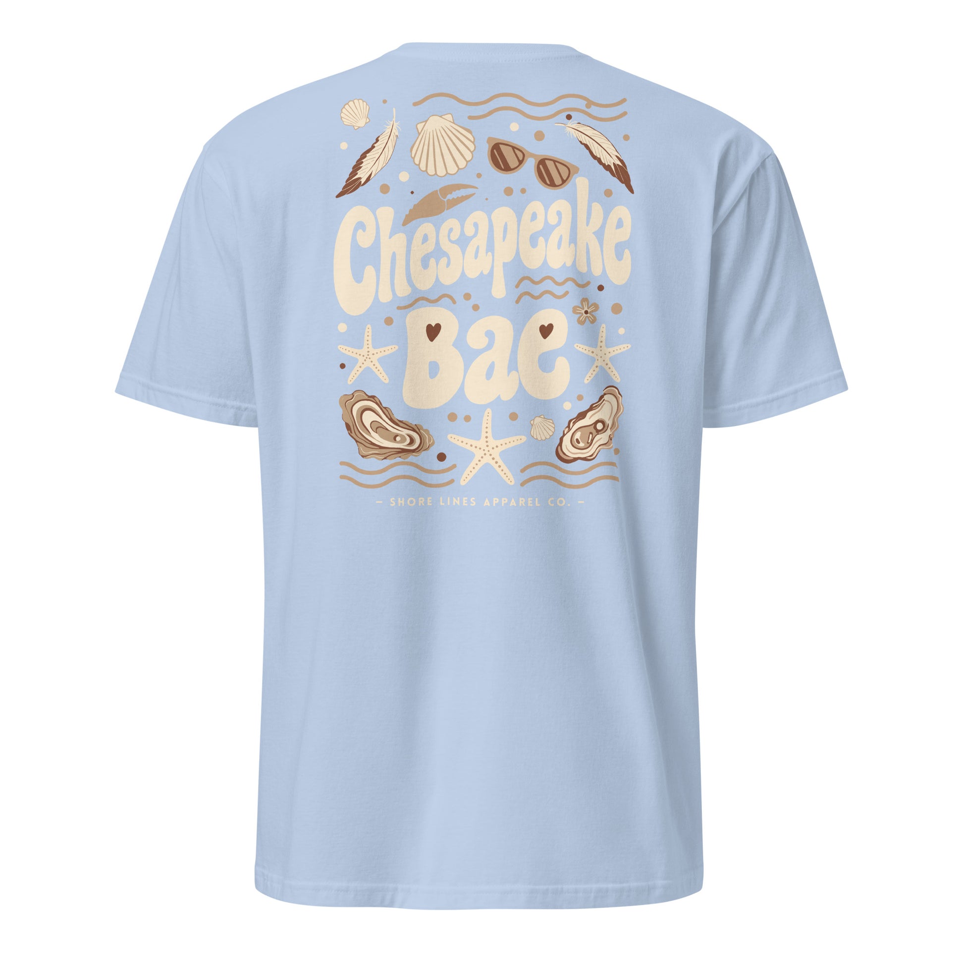 Chesapeake Bae | Short Sleeve-lightblue-Shore Lines Apparel Co.™