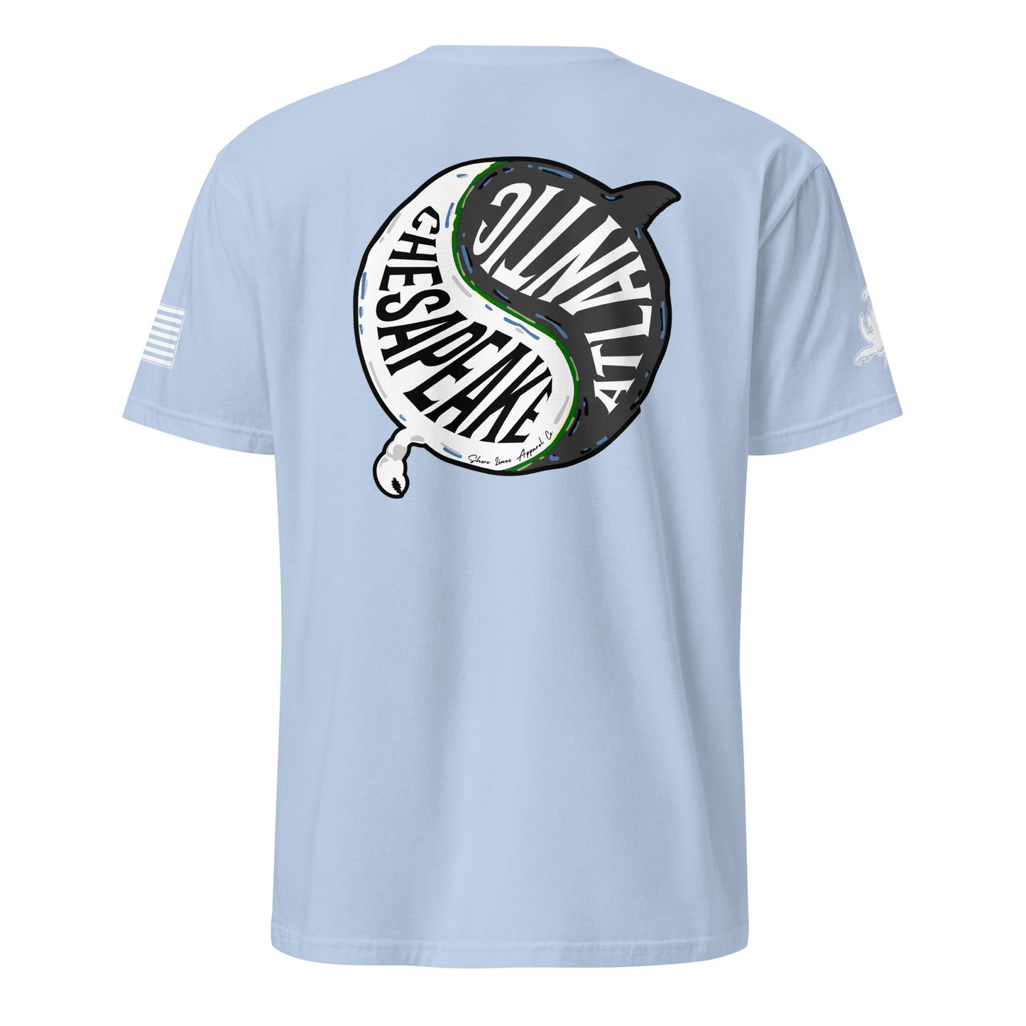 Chesapeake Atlantic | Short Sleeve P-lightblue-Shore Lines Apparel Co.™