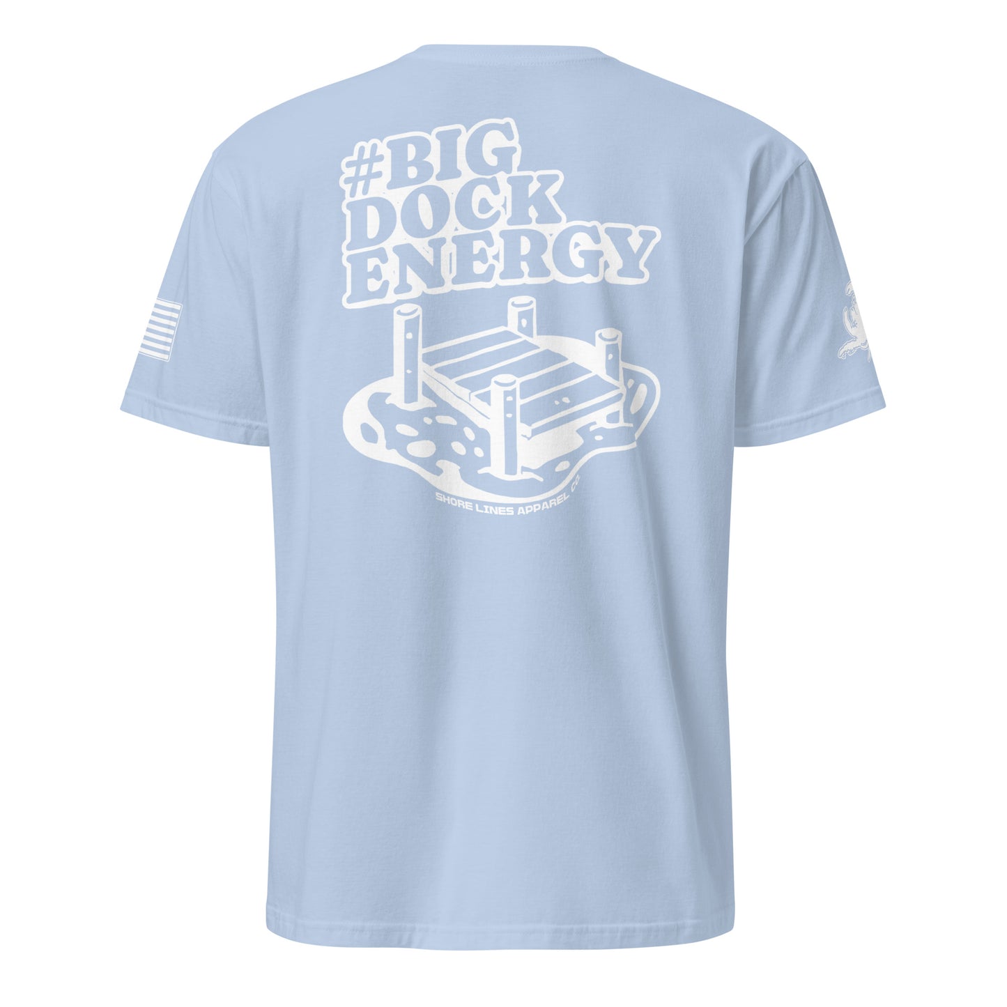 Big Dock Energy | Short Sleeve P-lightblue-Shore Lines Apparel Co.™
