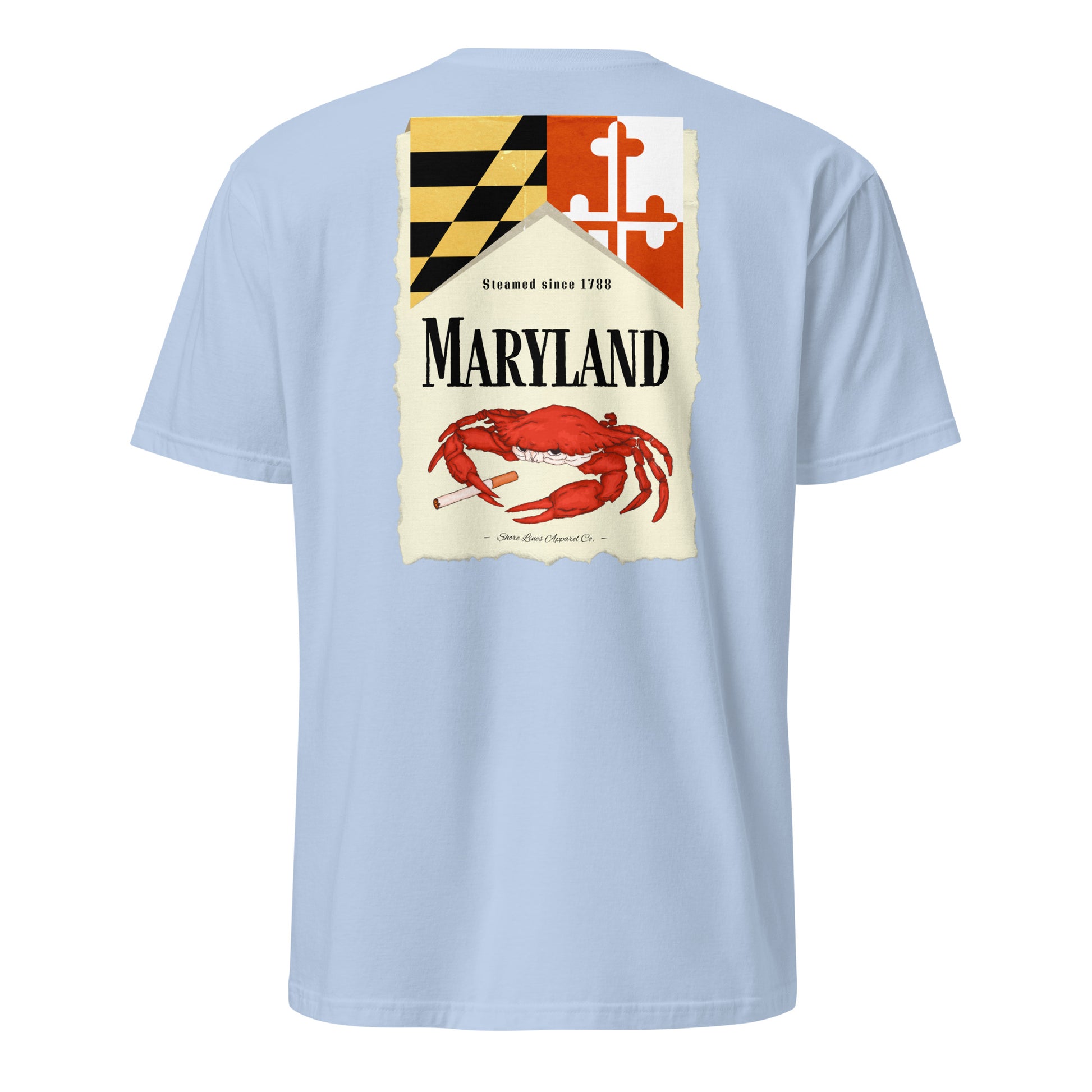 Maryland | Short Sleeve-lightblue-Shore Lines Apparel Co.™
