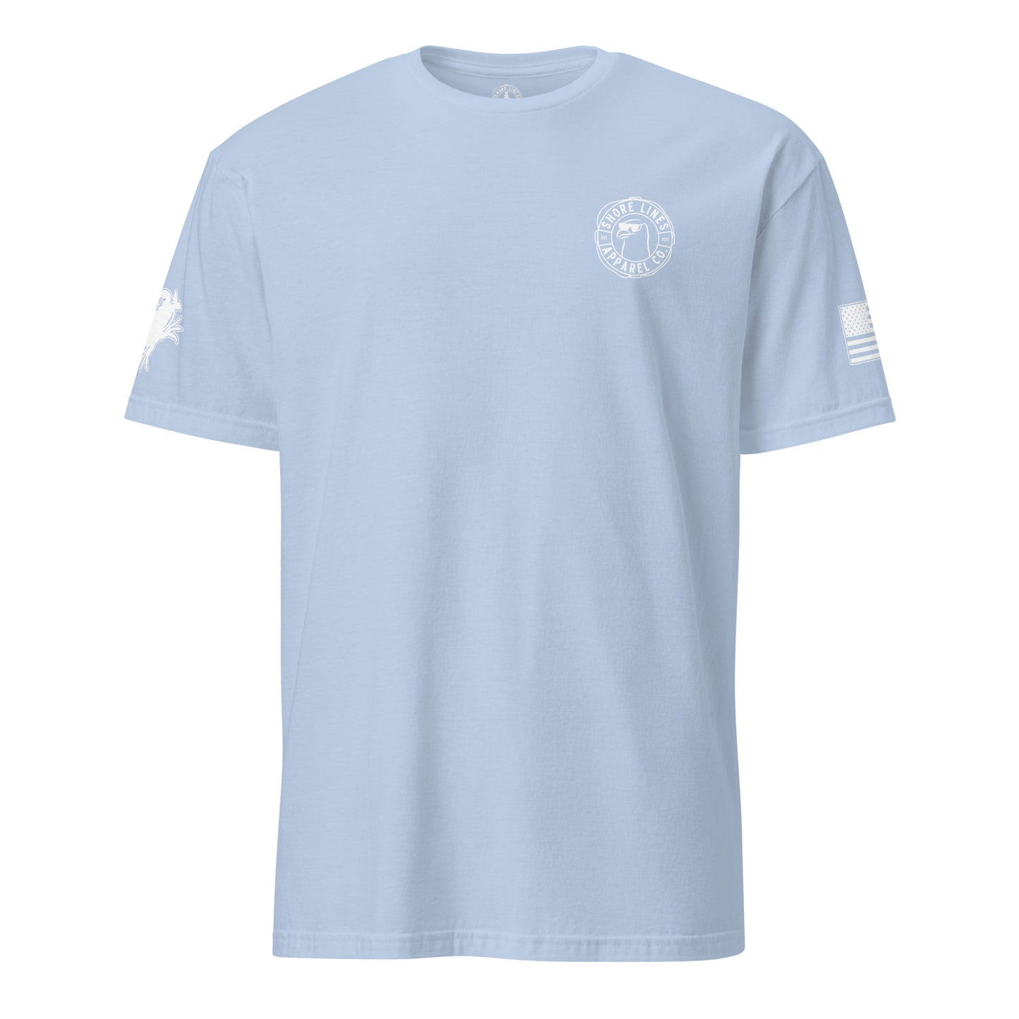 Maryland | Short Sleeve P-lightblue-Shore Lines Apparel Co.™