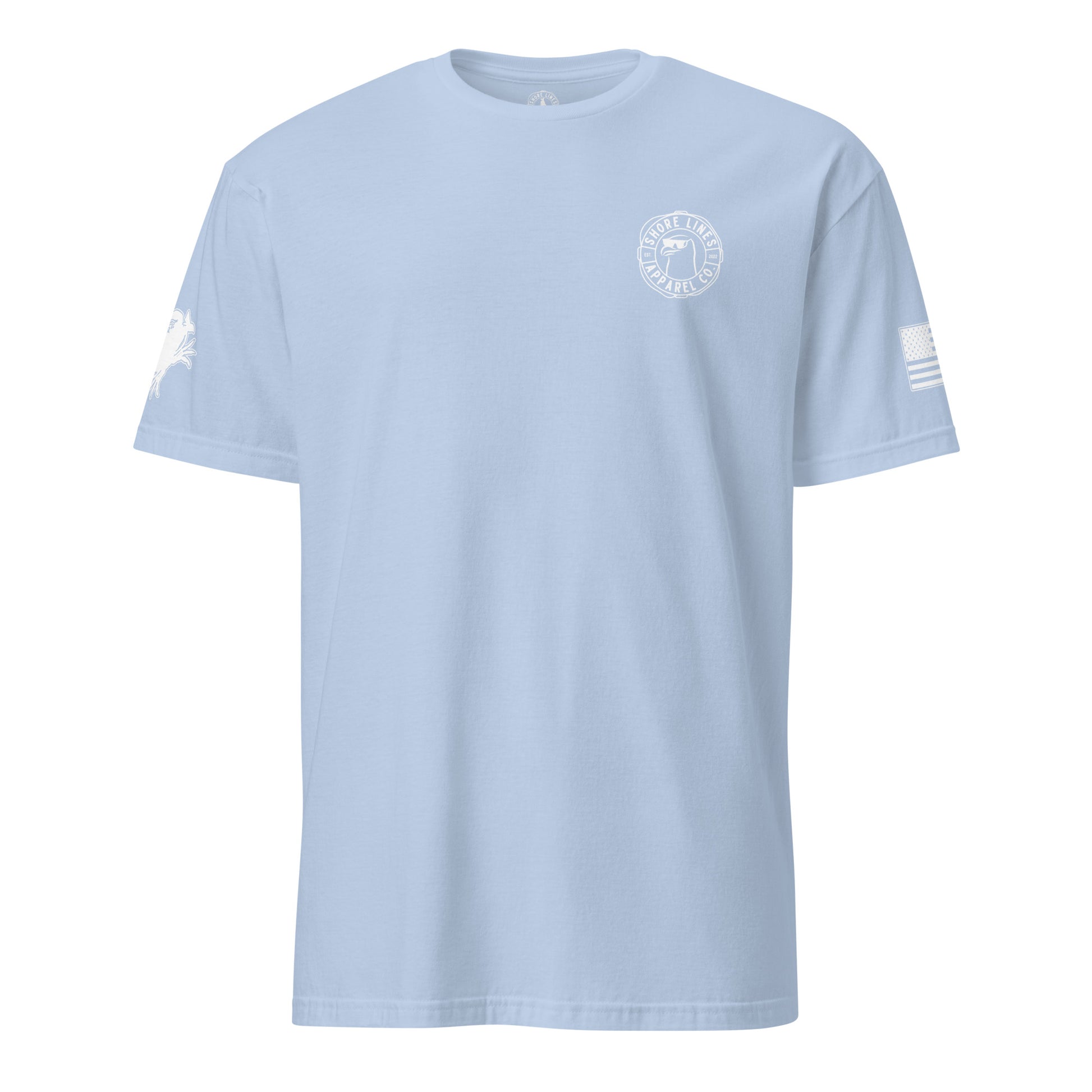 Maryland | Short Sleeve P-lightblue-Shore Lines Apparel Co.™