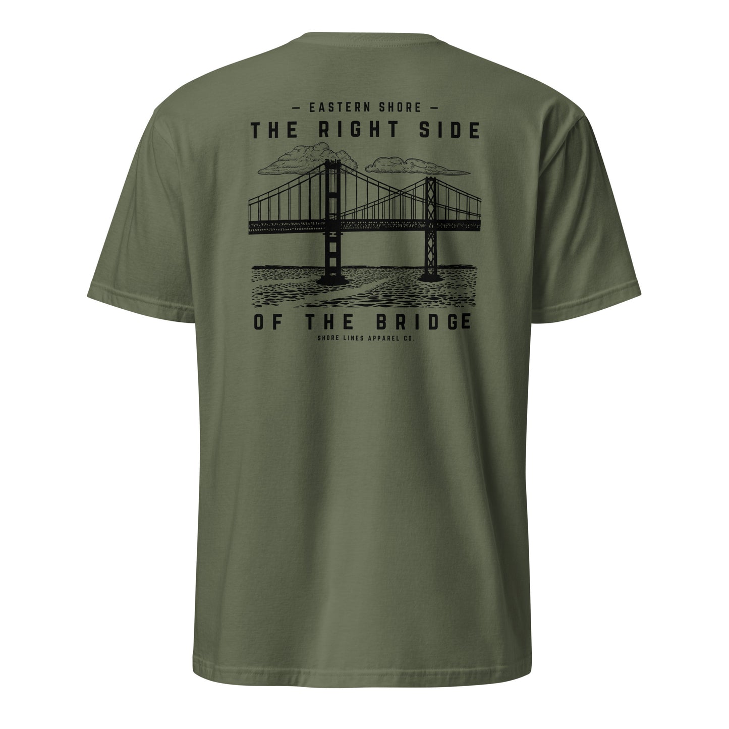 The Right Side CBB | SS-militarygreen-Shore Lines Apparel Co.