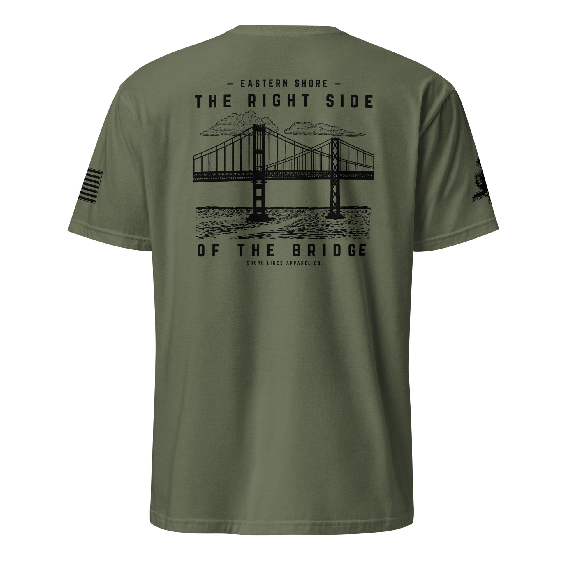 The Right Side CBB | Core SS P-militarygreen-Shore Lines Apparel Co.