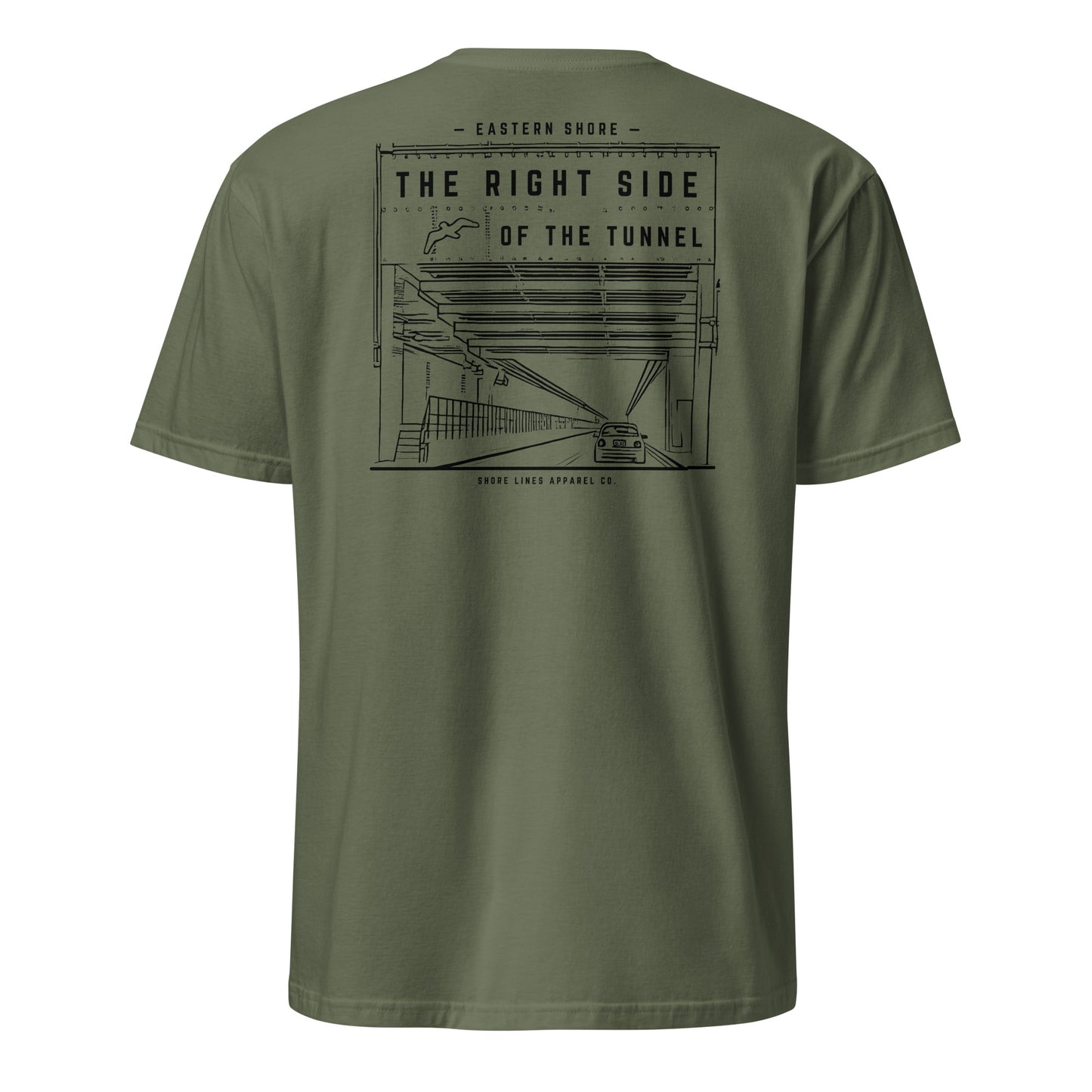 The Right Side CBBT | Core SS-militarygreen-Shore Lines Apparel Co.