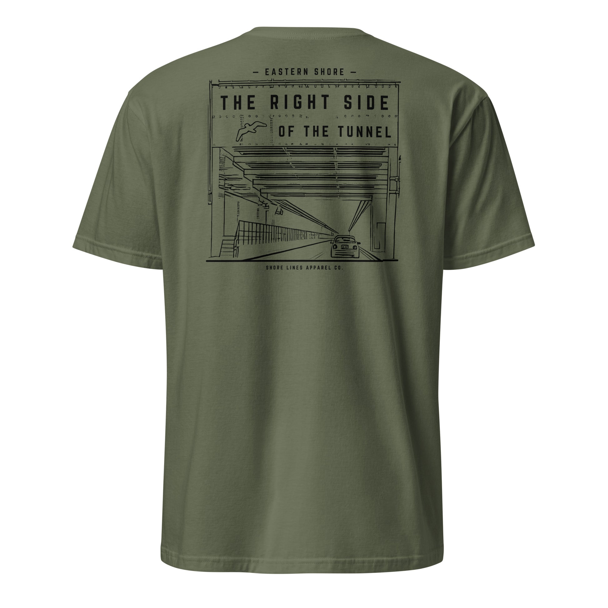 The Right Side CBBT | Core SS-militarygreen-Shore Lines Apparel Co.