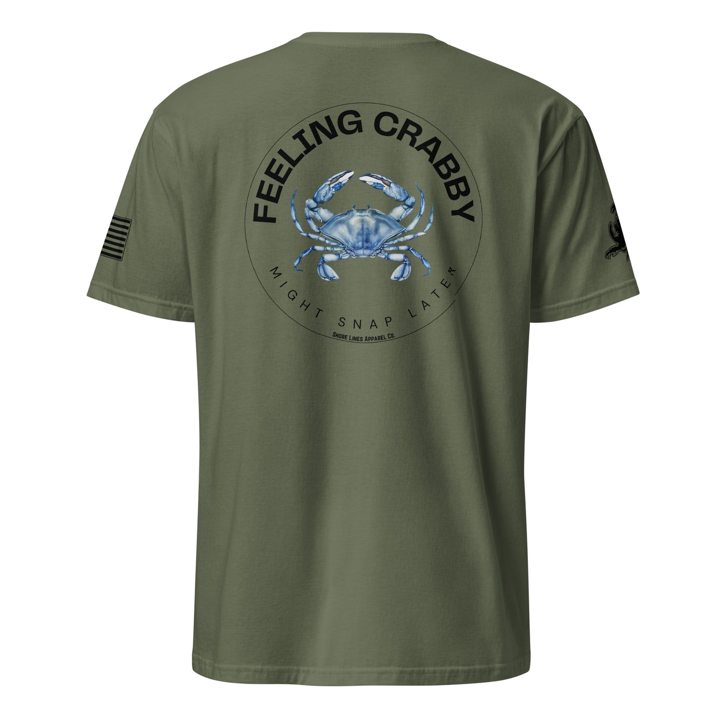 Feeling Crabby | SS P-militarygreen-Shore Lines Apparel Co.