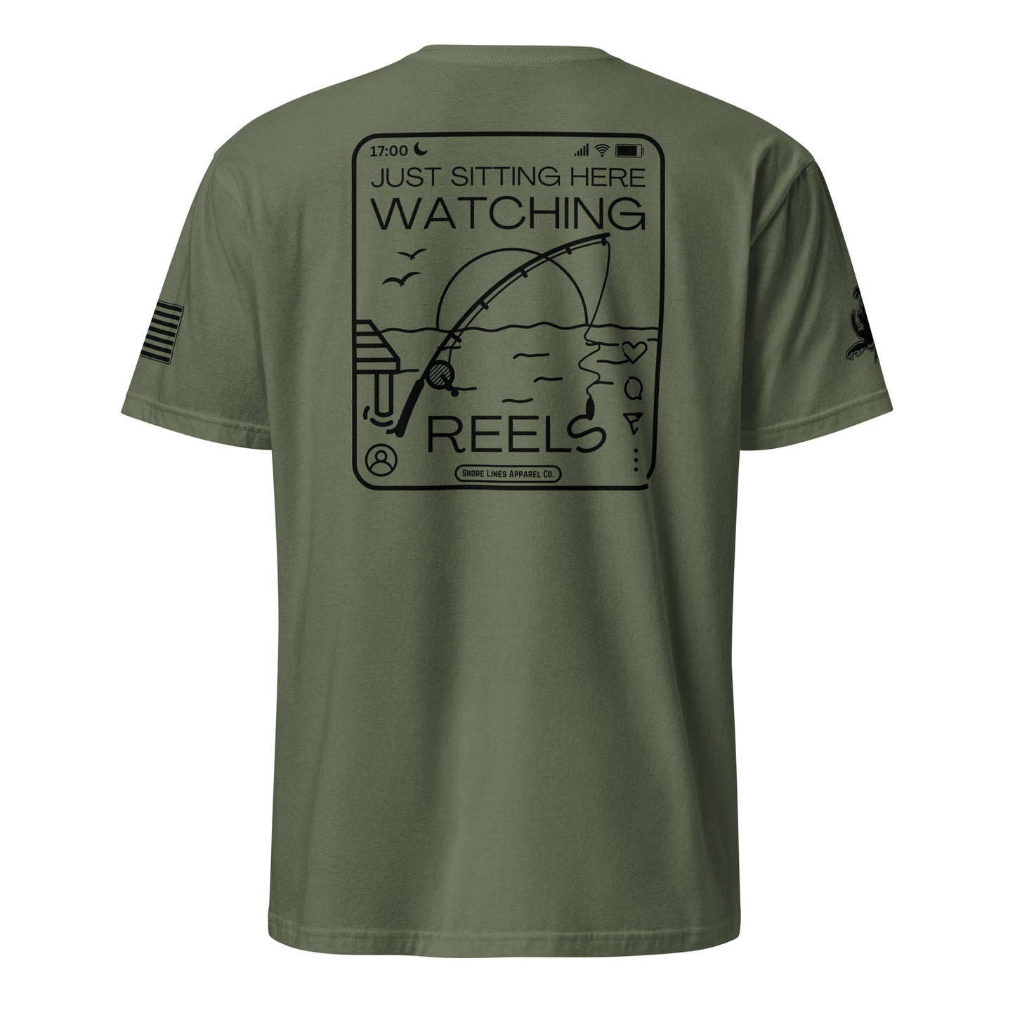 Watching Reels | SS P-militarygreen-Shore Lines Apparel Co.