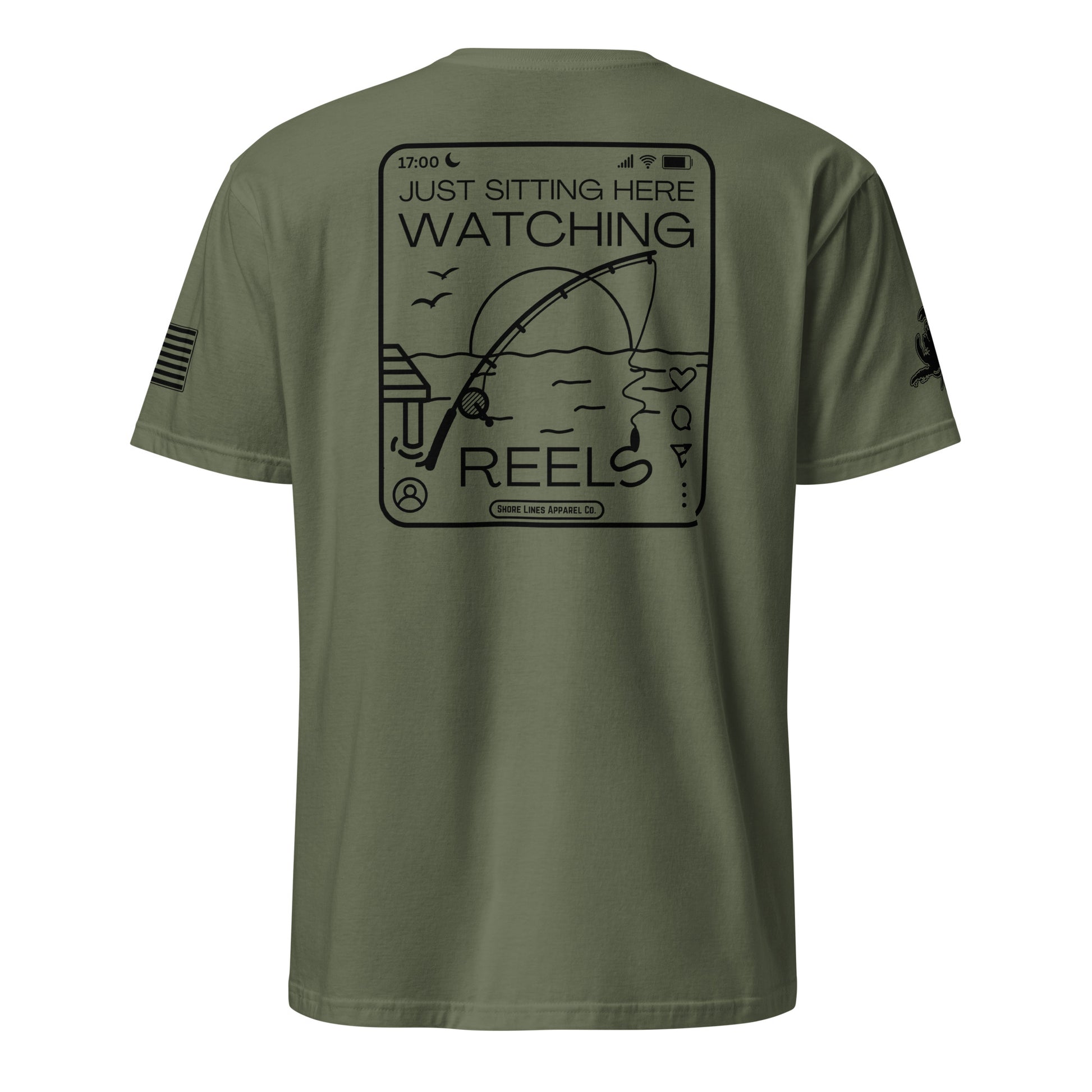 Watching Reels | SS P-militarygreen-Shore Lines Apparel Co.