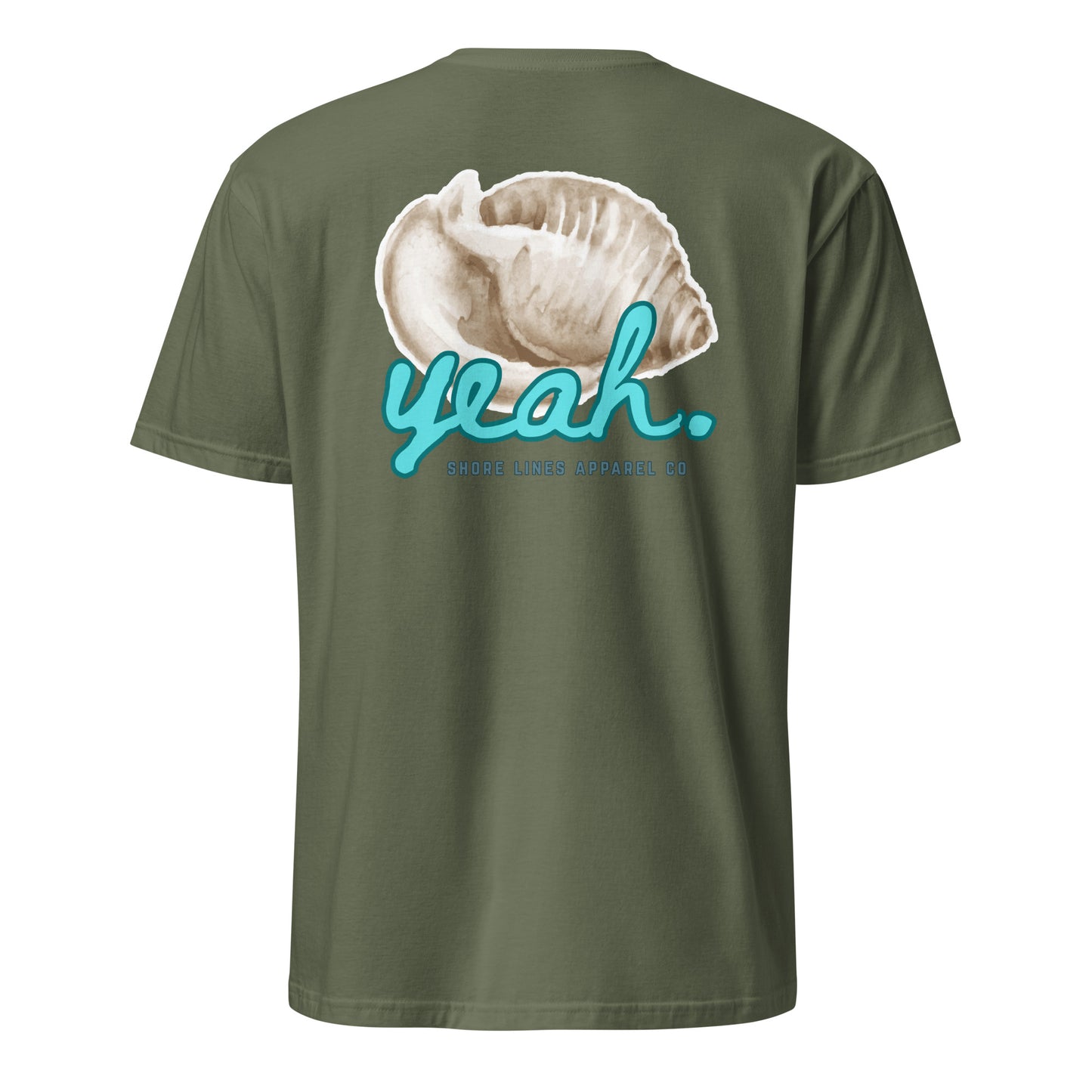 Shell Yeah | SS-militarygreen-Shore Lines Apparel Co.