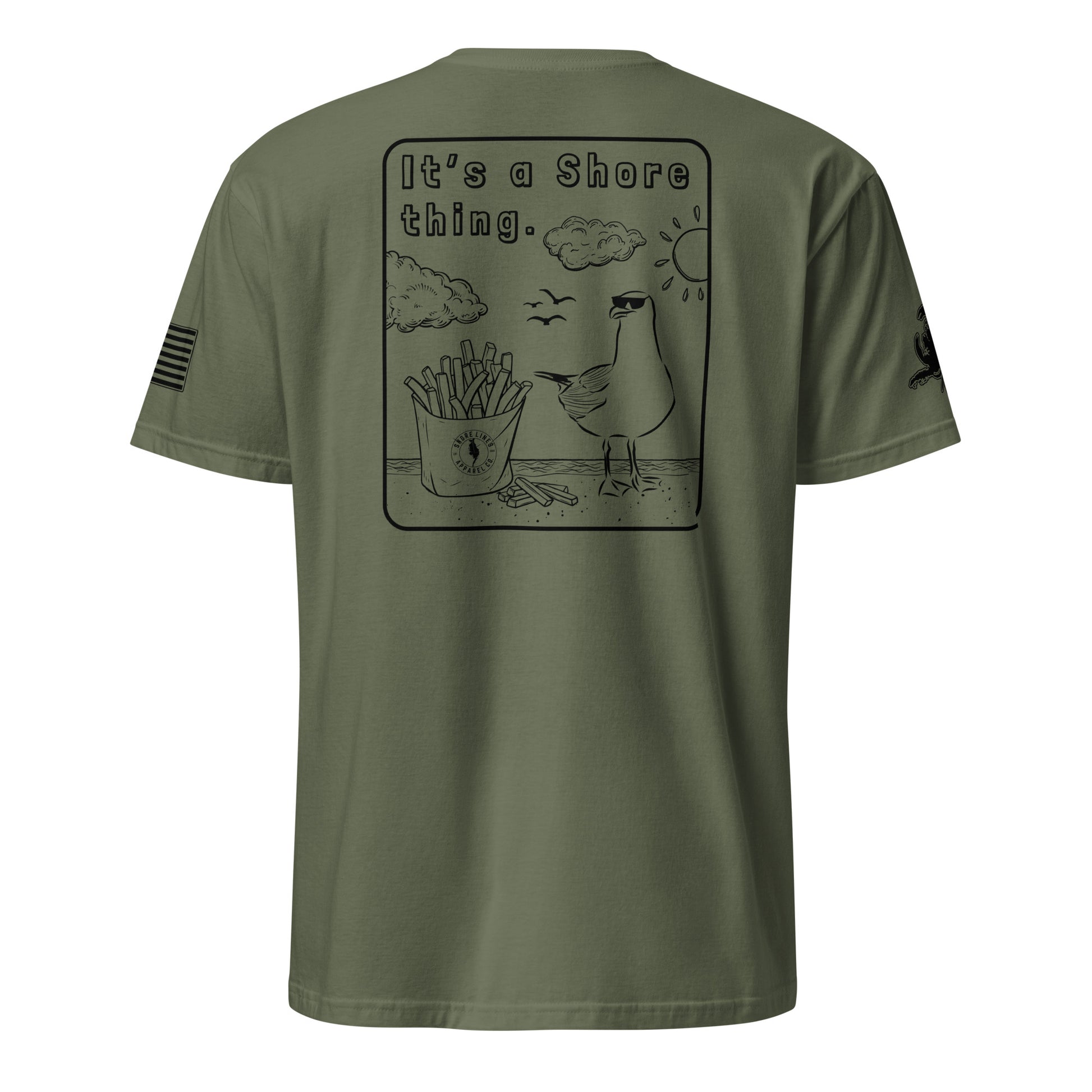 A Shore Thing | SS P-militarygreen-Shore Lines Apparel Co.