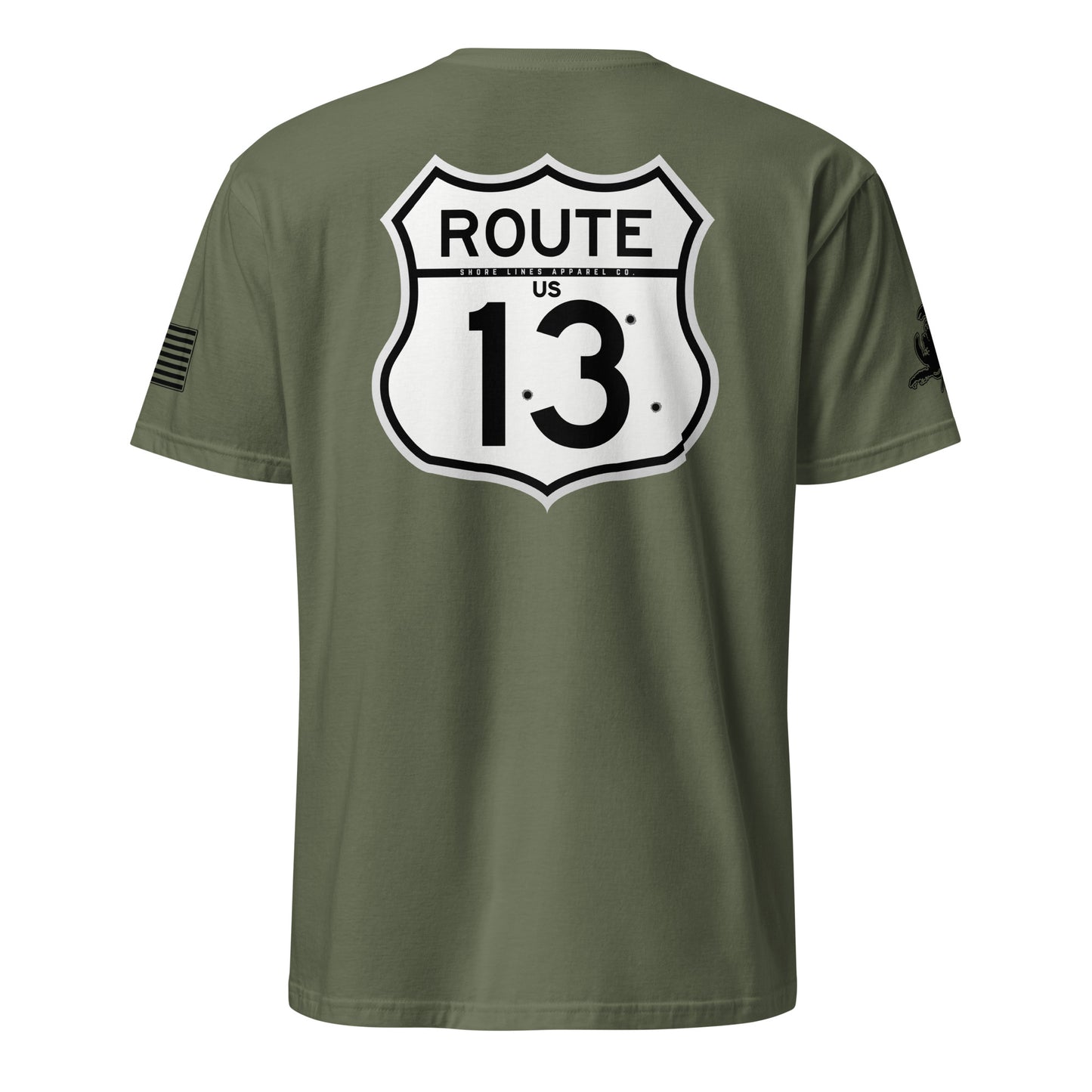 Route 13 | SS P-militarygreen-Shore Lines Apparel Co.