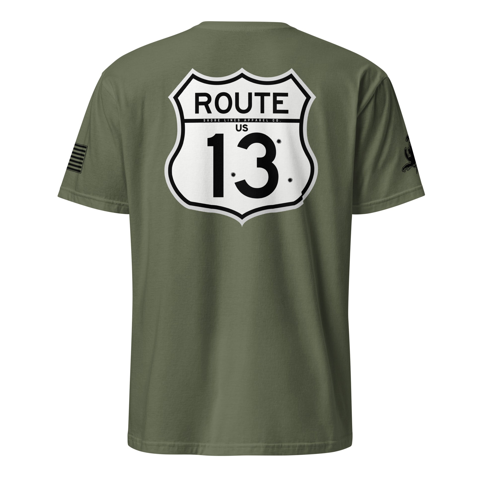 Route 13 | SS P-militarygreen-Shore Lines Apparel Co.