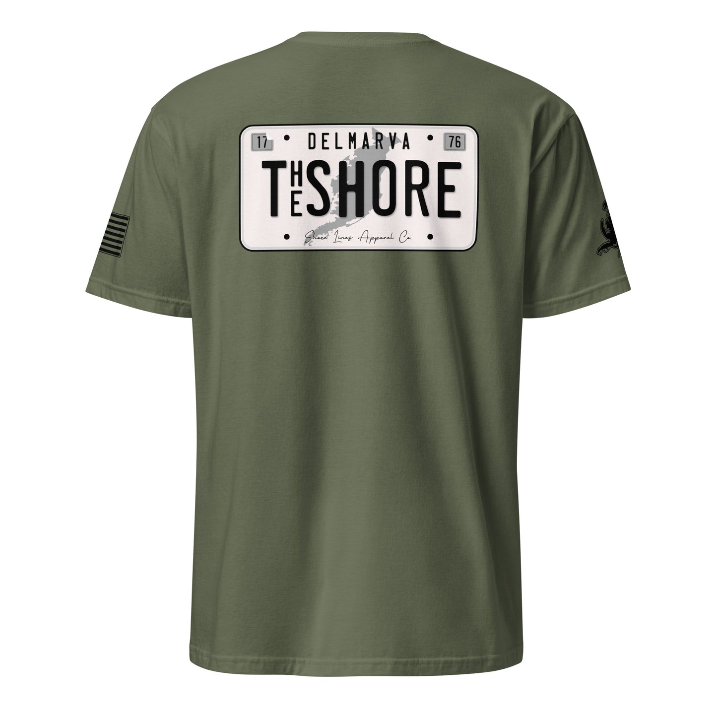 License Plate | SS P-militarygreen-Shore Lines Apparel Co.