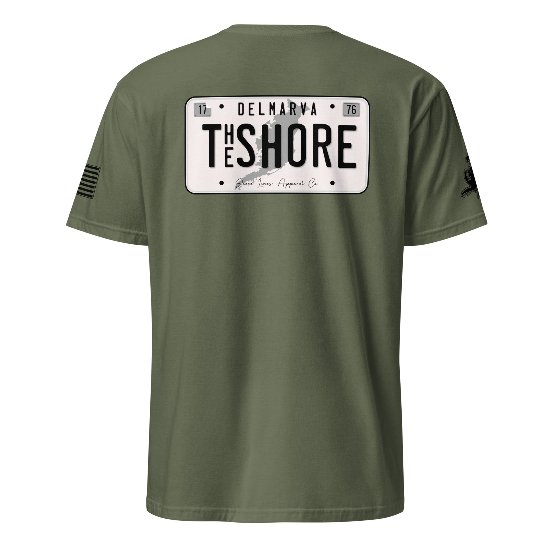 License Plate | SS P-militarygreen-Shore Lines Apparel Co.