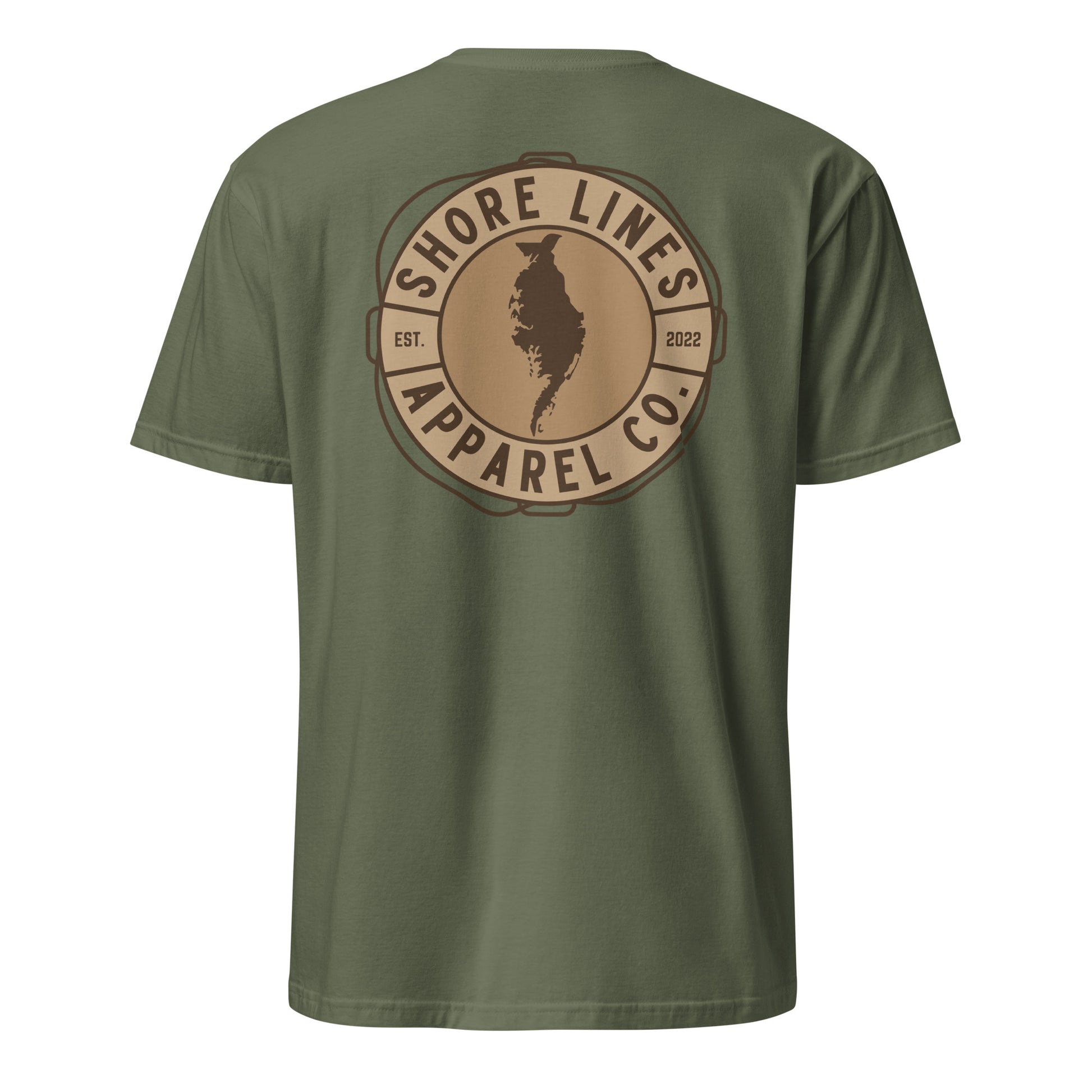 Shore Lines Espresso | SS-militarygreen-Shore Lines Apparel Co.