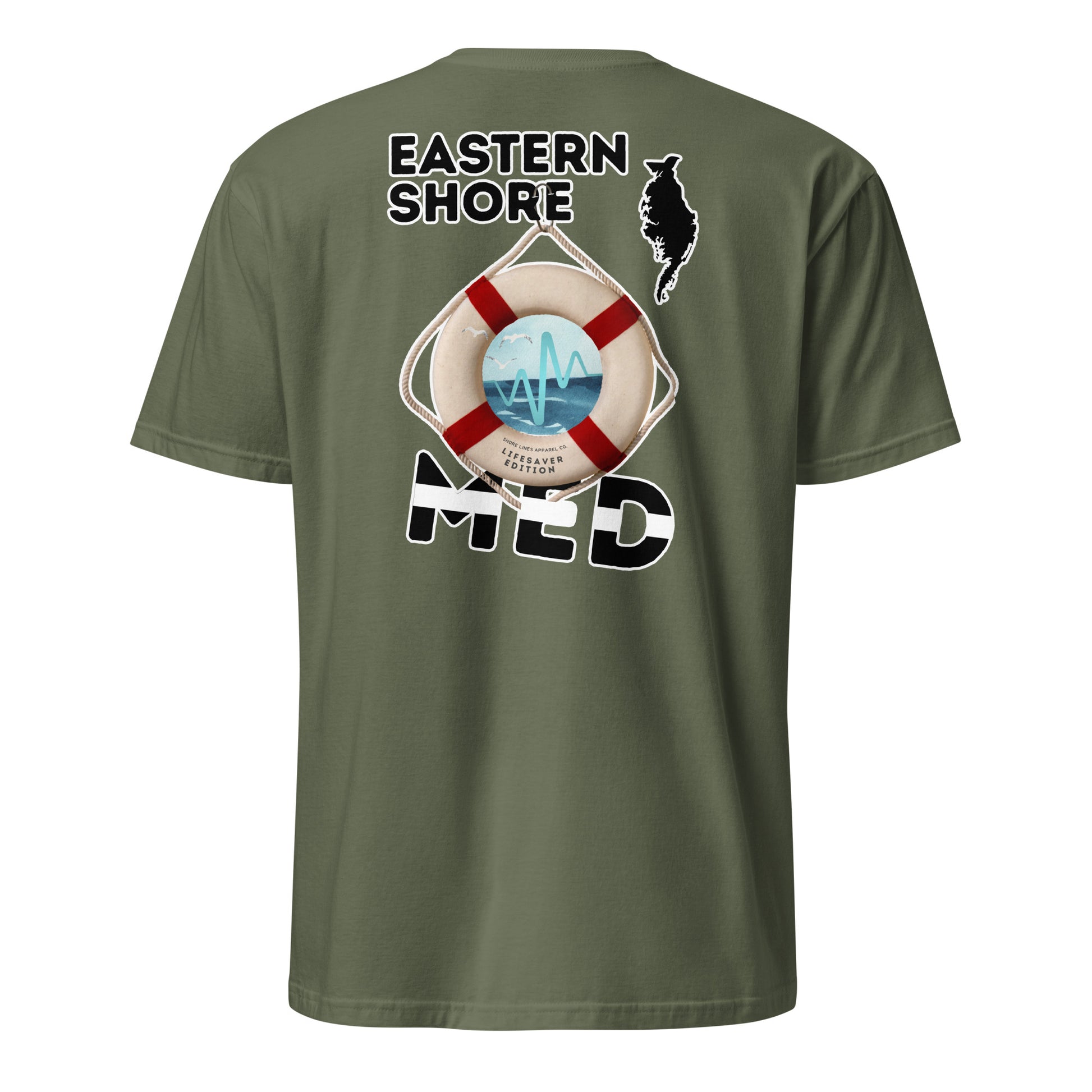 Med | Lifesaver Edition | Core SS-militarygreen-Shore Lines Apparel Co.