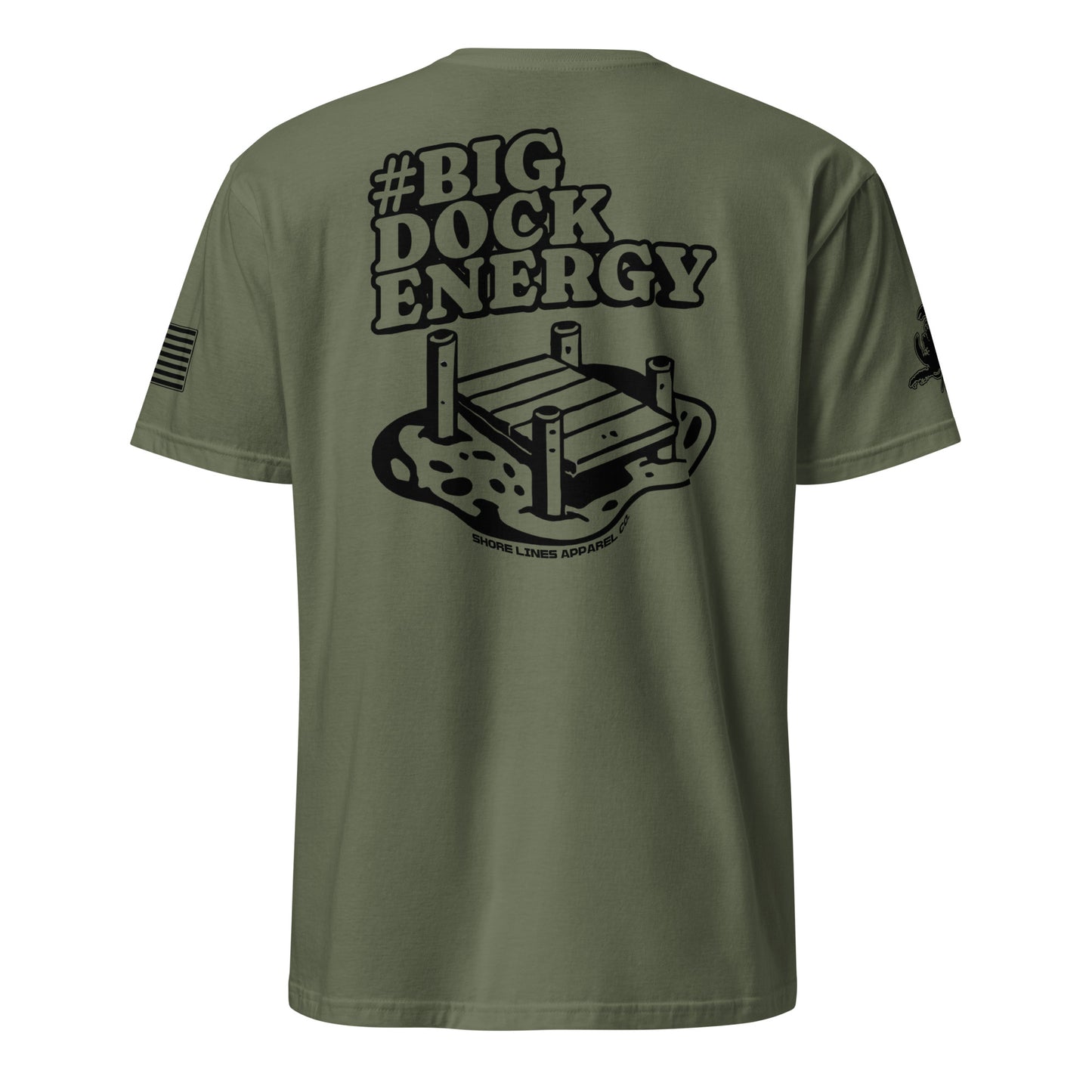Big Dock Energy | Short Sleeve P-militarygreen-Shore Lines Apparel Co.™